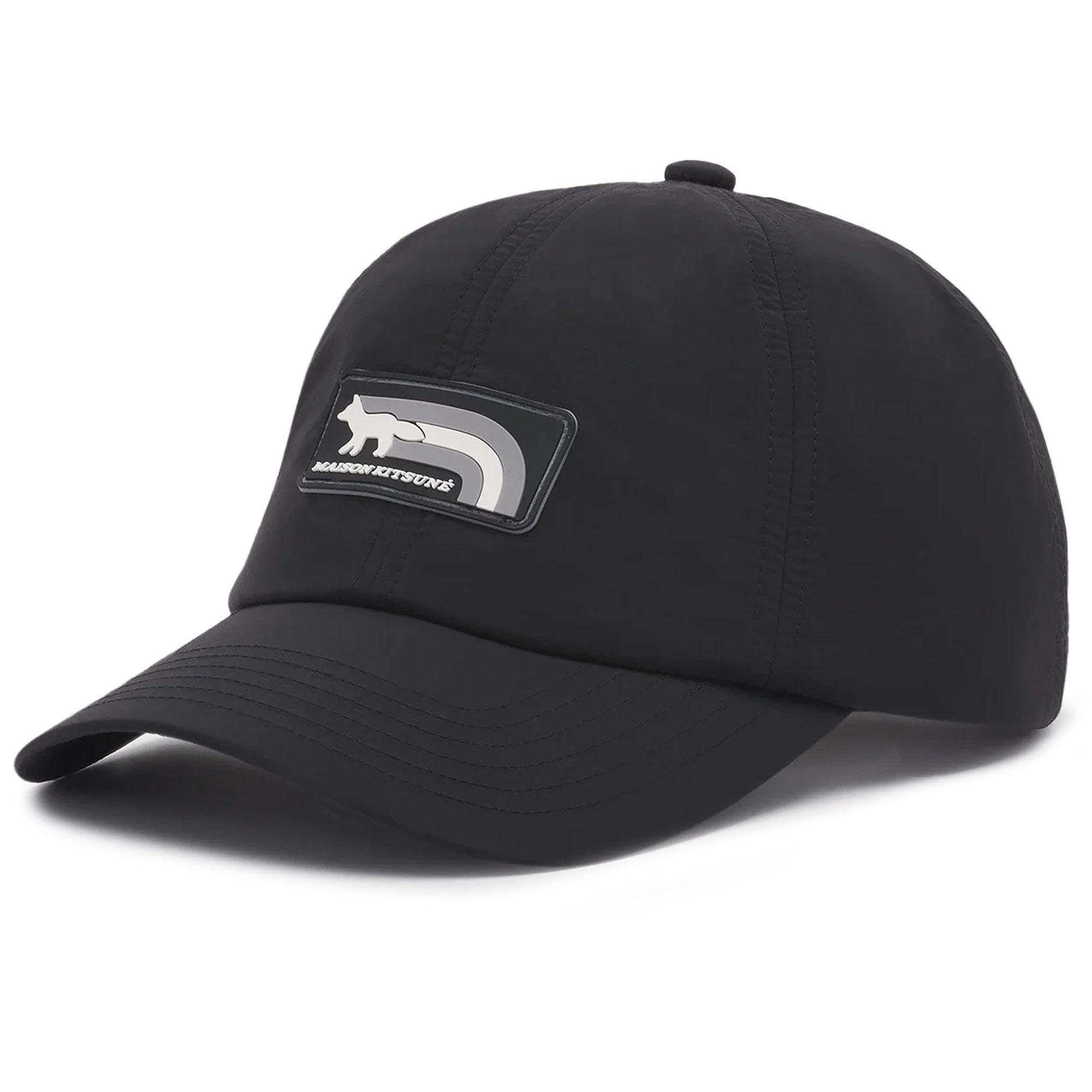 Maison Kitsune Flash Fox Cap - Black