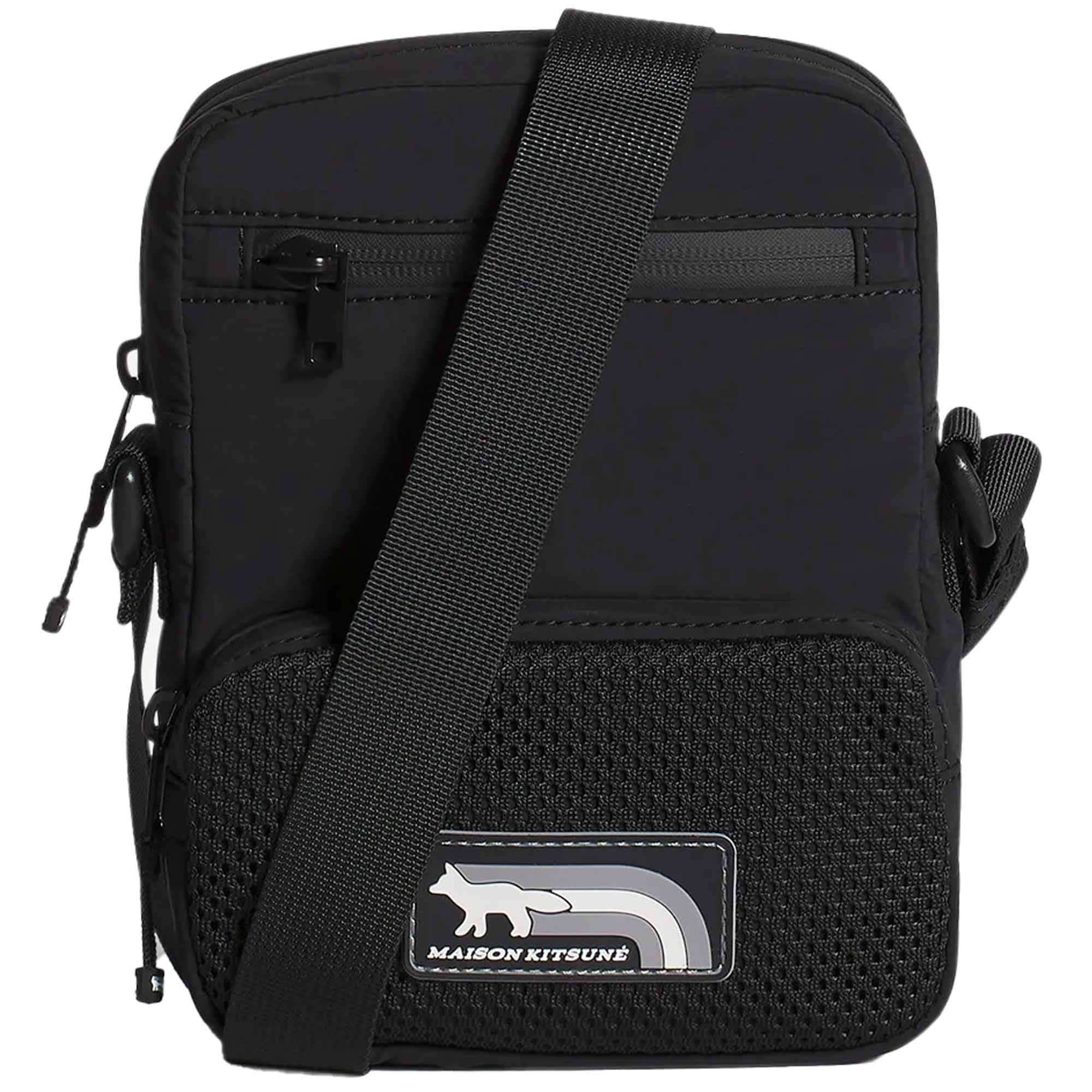 Maison Kitsune Flash Fox Crossbody Pouch - Black