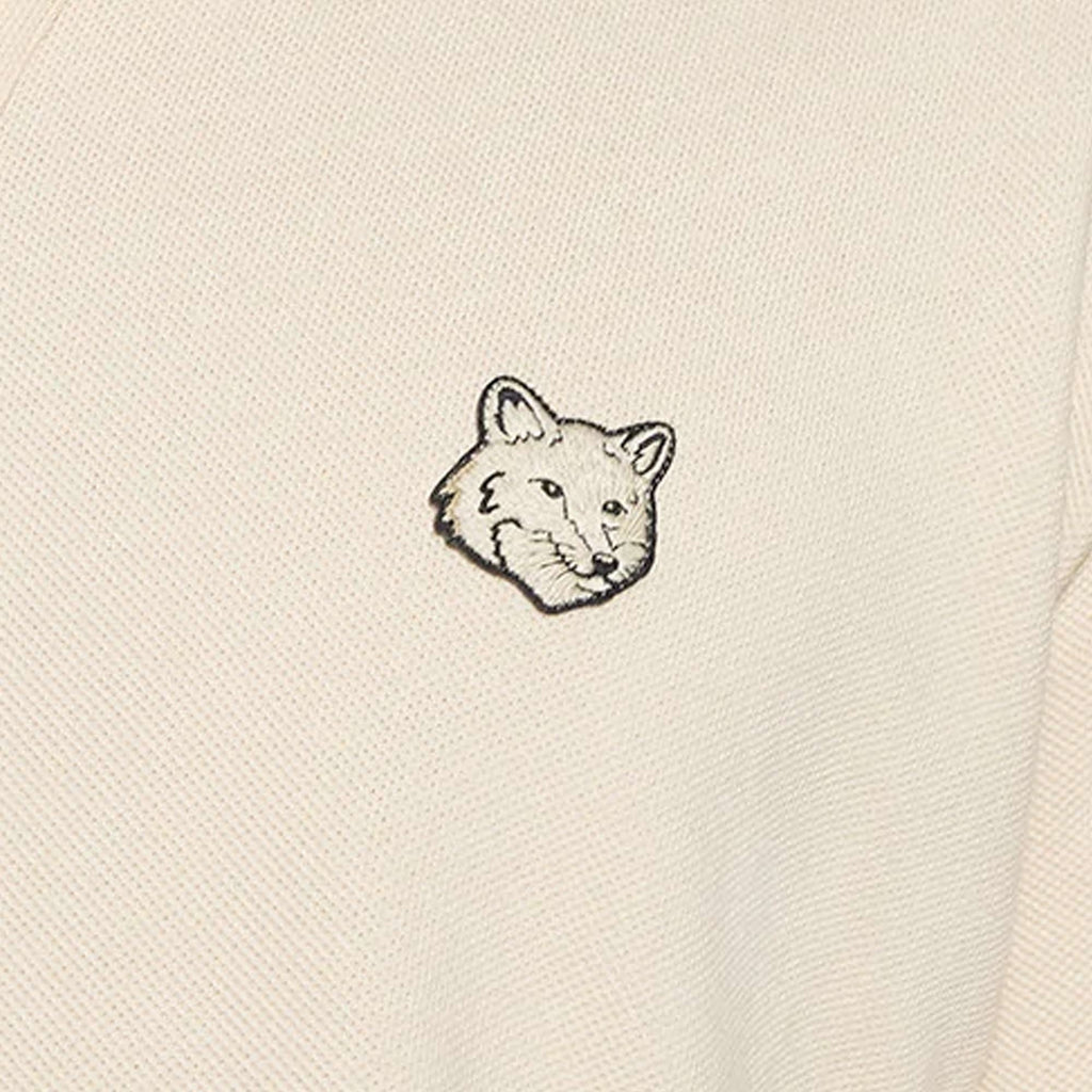 Maison Kitsune Bold Fox Head Patch Comfort Polo Shirt - Smoke