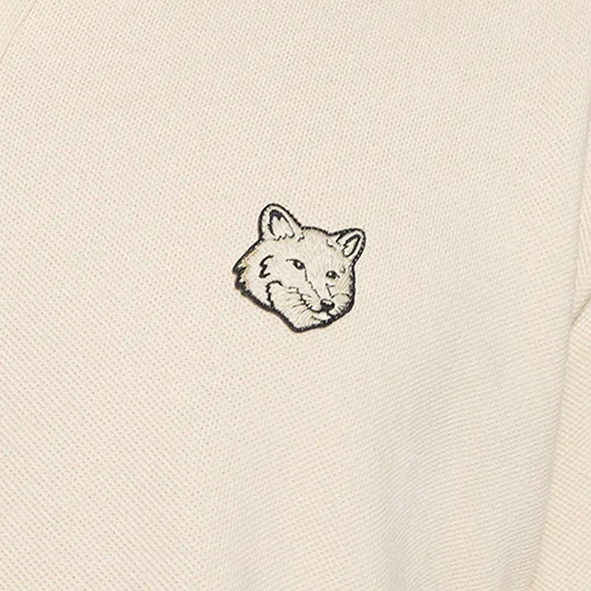 Maison Kitsune Bold Fox Head Patch Comfort Polo Shirt - Smoke