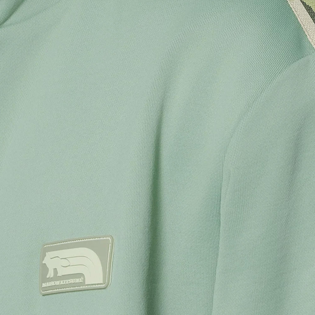 Maison Kitsune Flash Fox Zipped Track Top - Vert