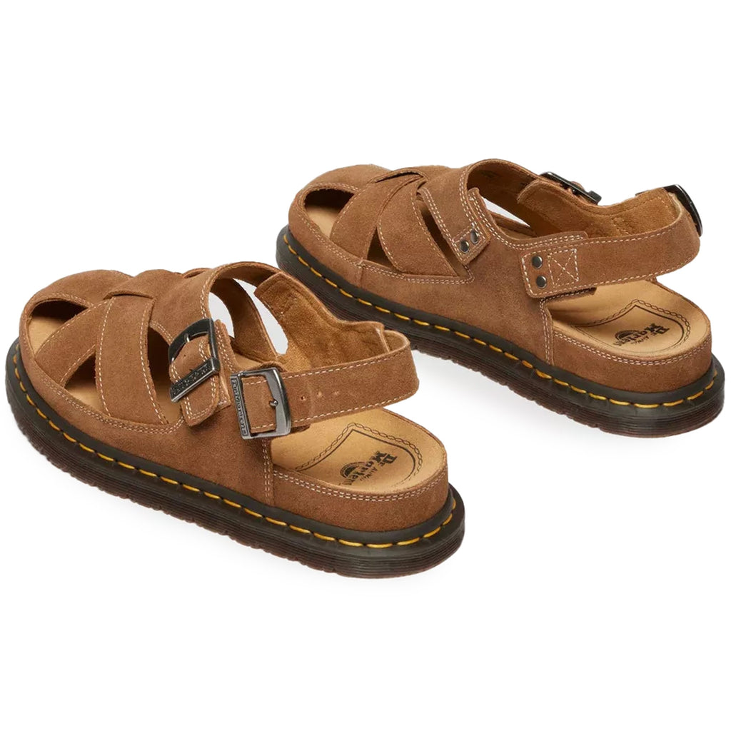 Dr. Martens Archive Fisherman Suede Sandals - Tan