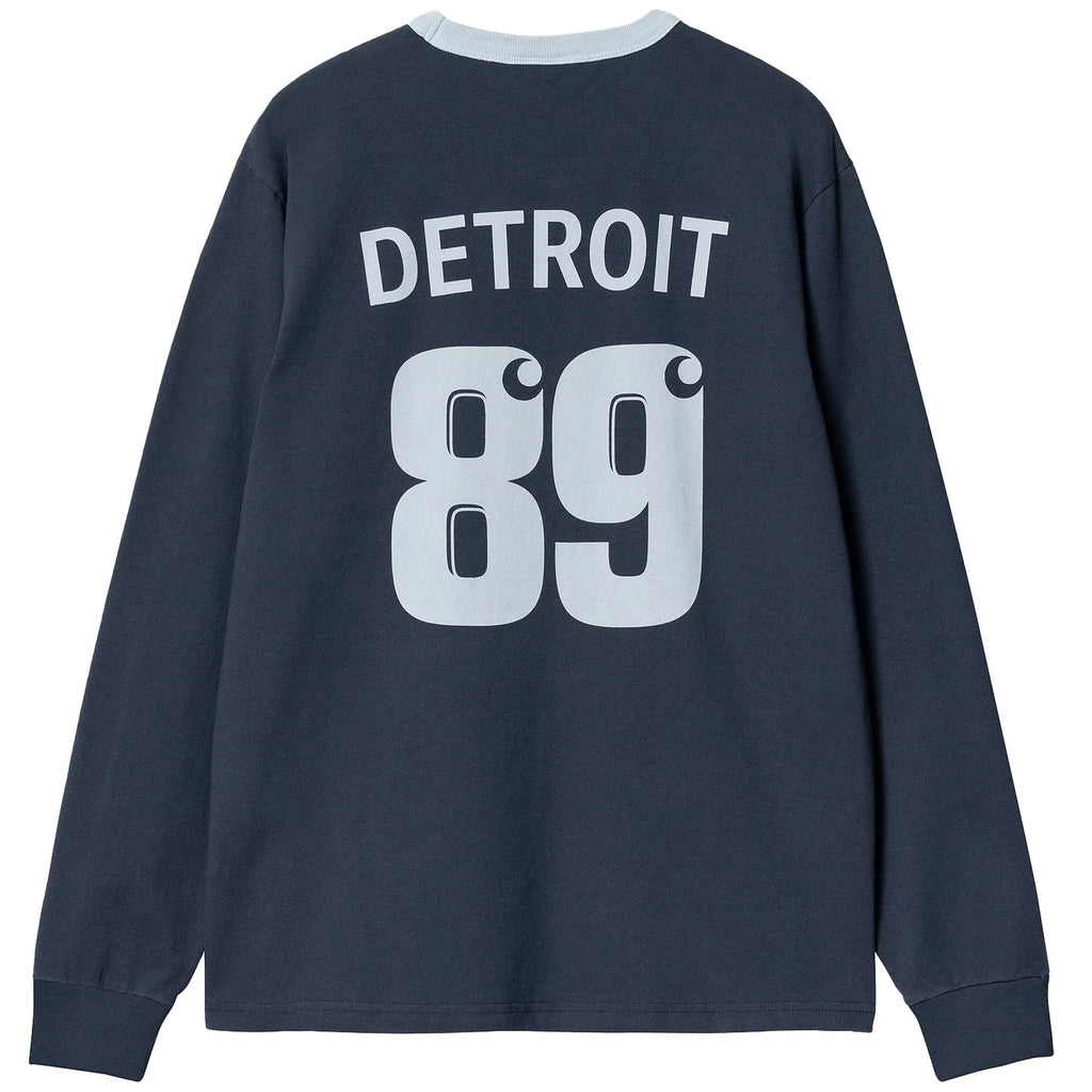 Carhartt WIP Long Sleeve 89 Ringer T-Shirt - Blue