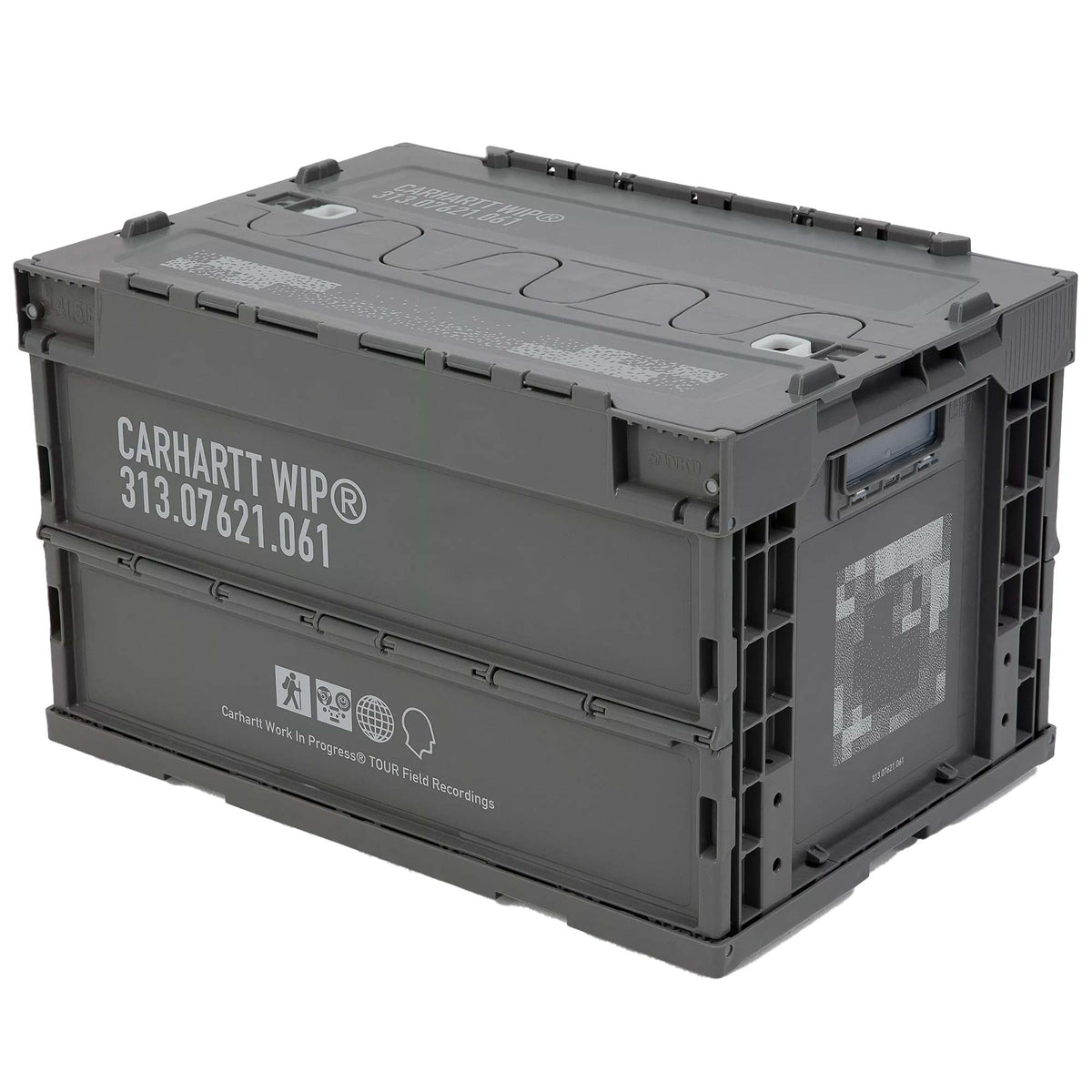 Carhartt WIP Tour Foldable Container - Smoke Green – Stuarts London