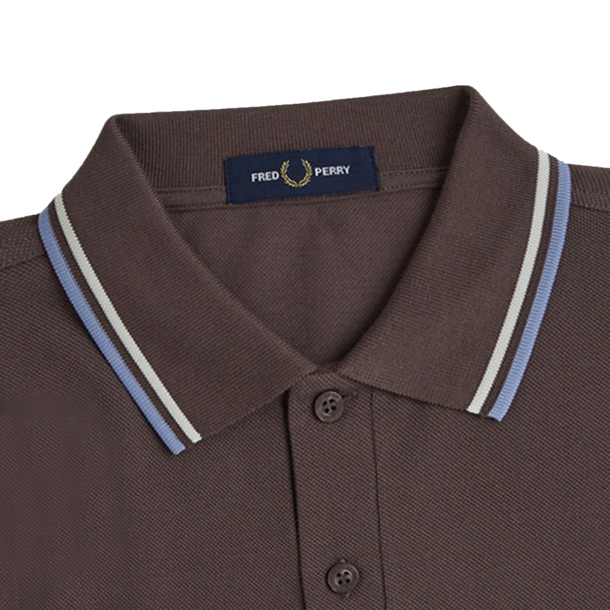 Fred Perry M3600 Twin Tipped Polo Shirt - Carrington Brick