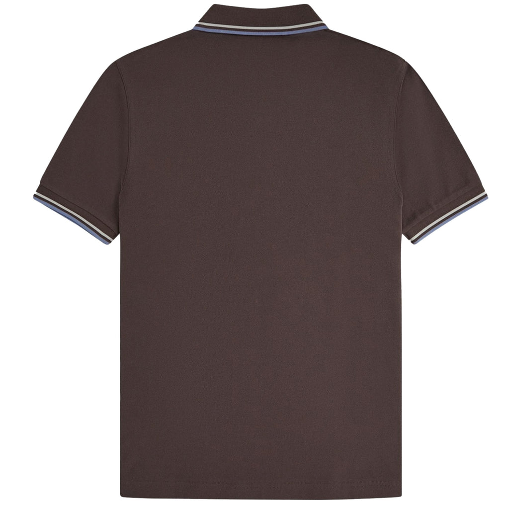 Fred Perry M3600 Twin Tipped Polo Shirt - Carrington Brick