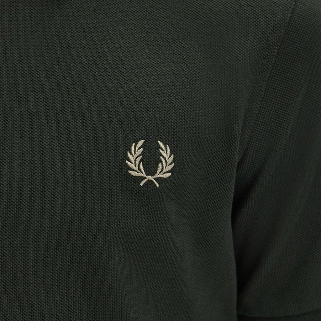 Fred Perry M3600 Twin Tipped Polo Shirt - Night Green