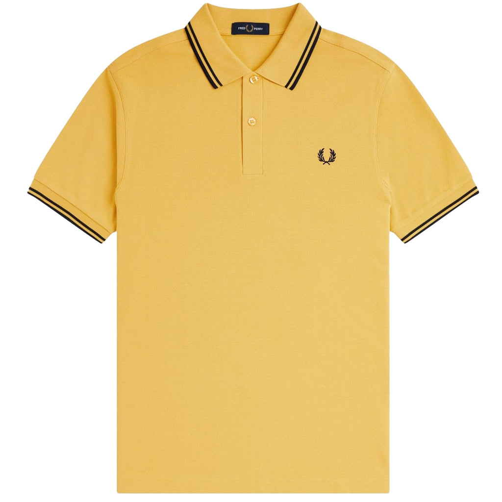 Fred Perry M3600 Twin Tipped Polo Shirt - Honeycomb