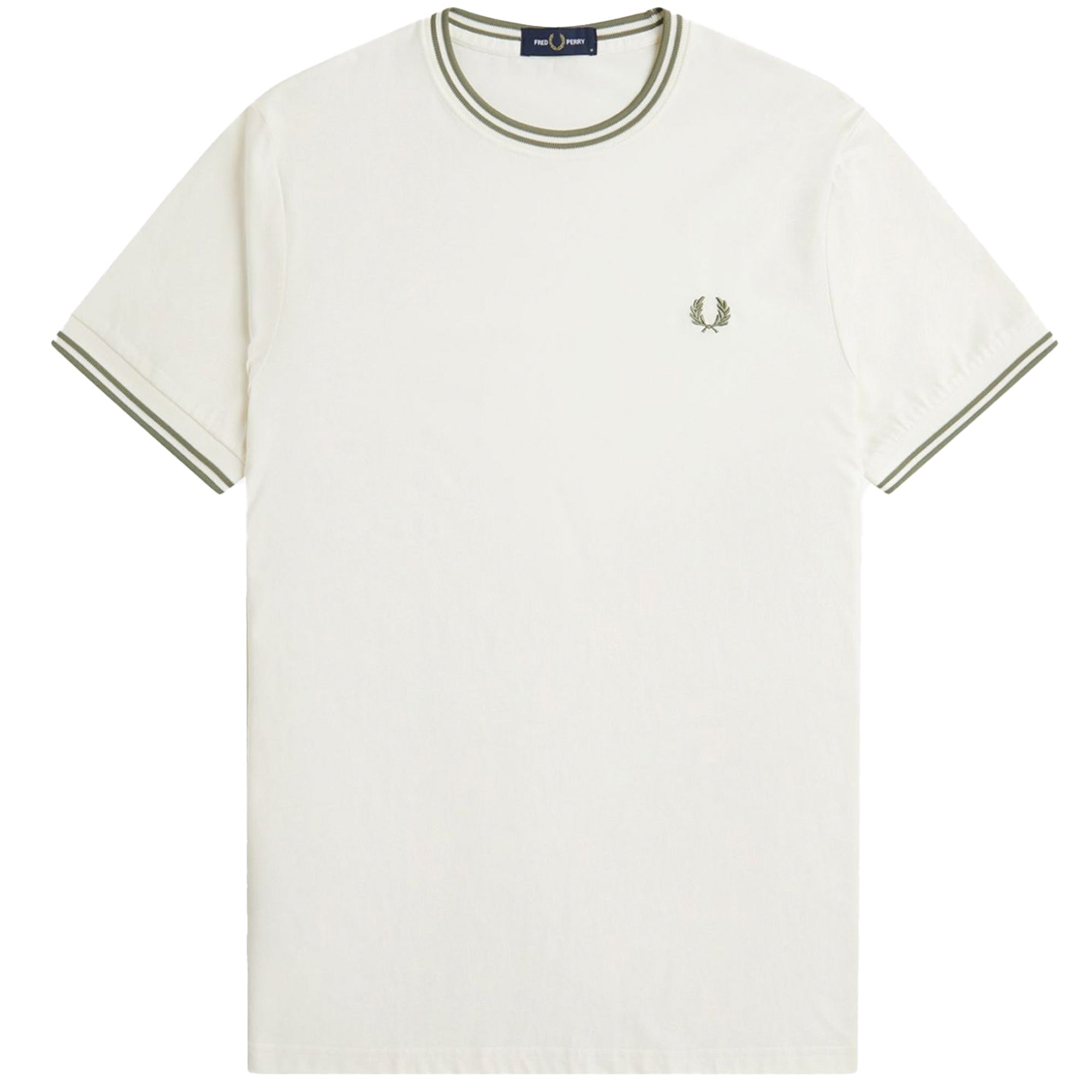Fred Perry Twin Tipped T-Shirt - Light Ecru