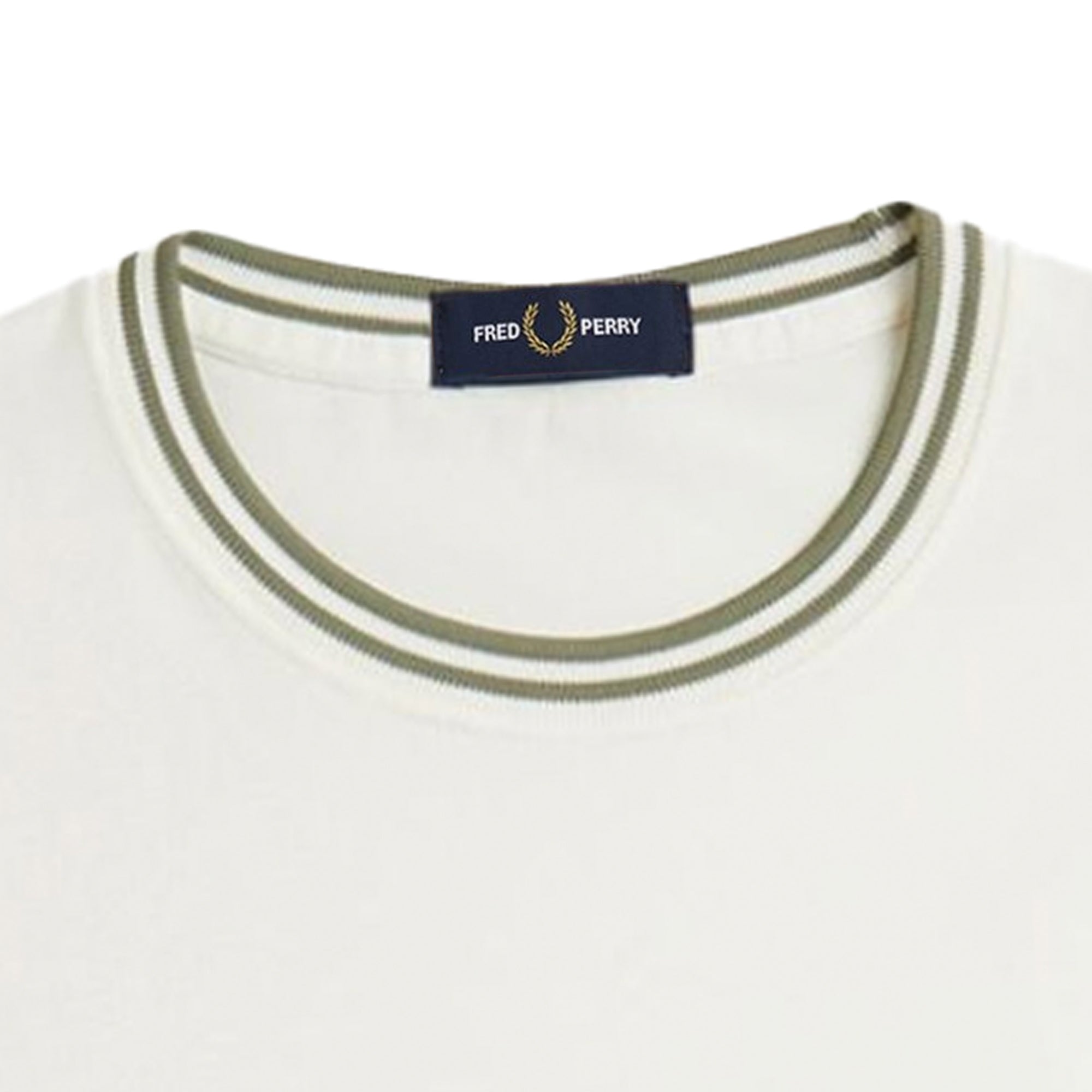 Fred Perry Twin Tipped T-Shirt - Light Ecru
