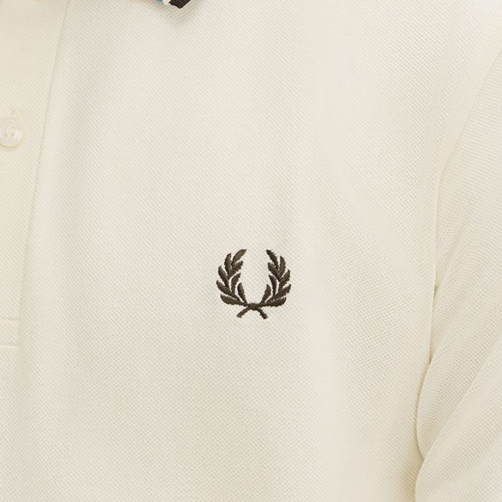 Fred Perry M3600 Twin Tipped Polo Shirt - Ecru