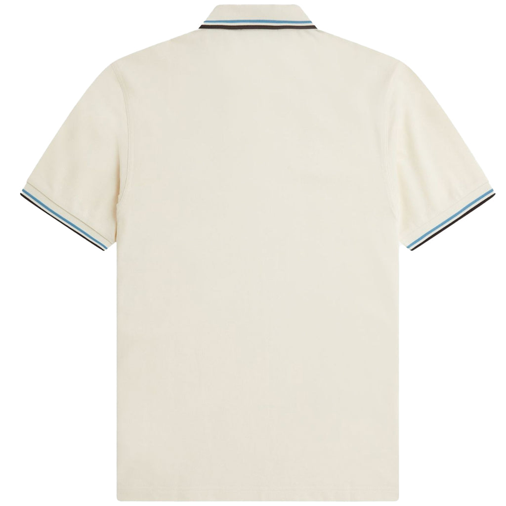 Fred Perry M3600 Twin Tipped Polo Shirt - Ecru
