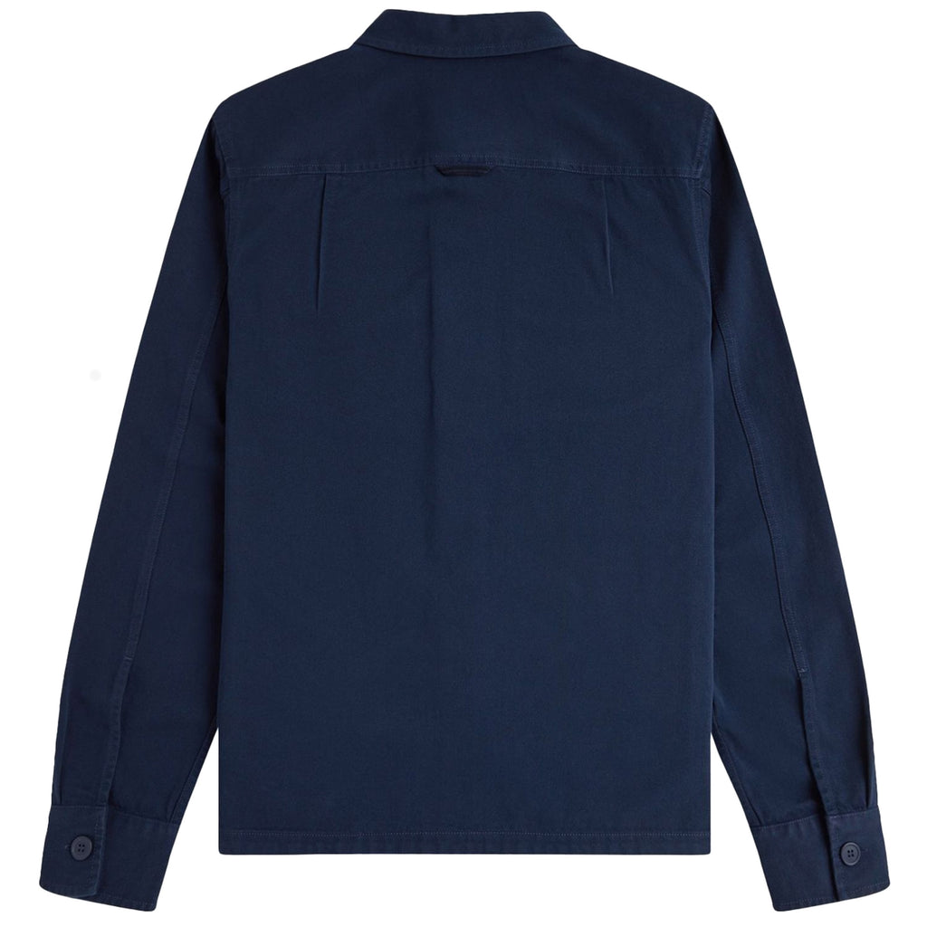 Fred Perry Twill Overshirt - Tennis Blue