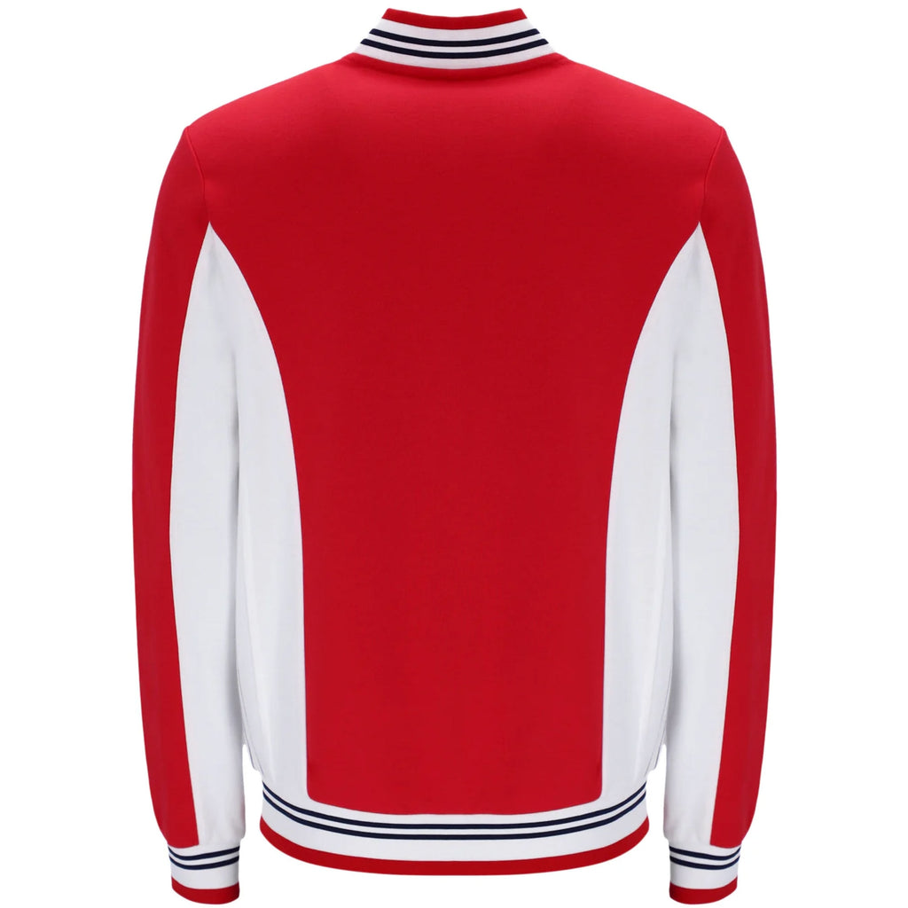 Fila Vintage Settanta Baseball Track Jacket - Red
