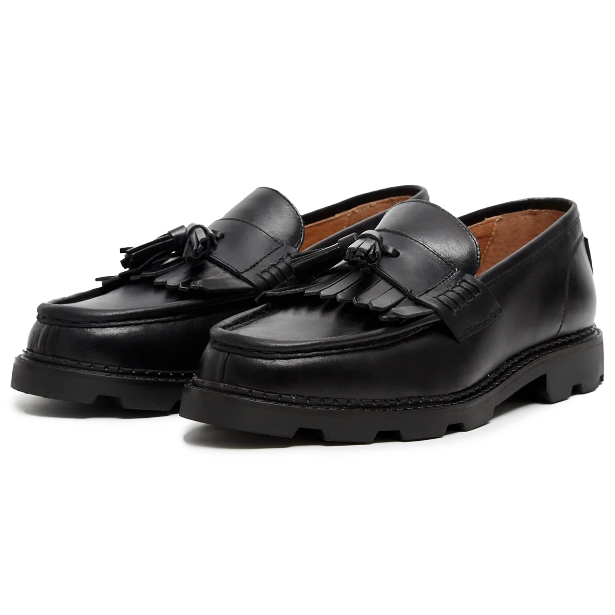 Pompeii Modena Tassel Loafers - Black