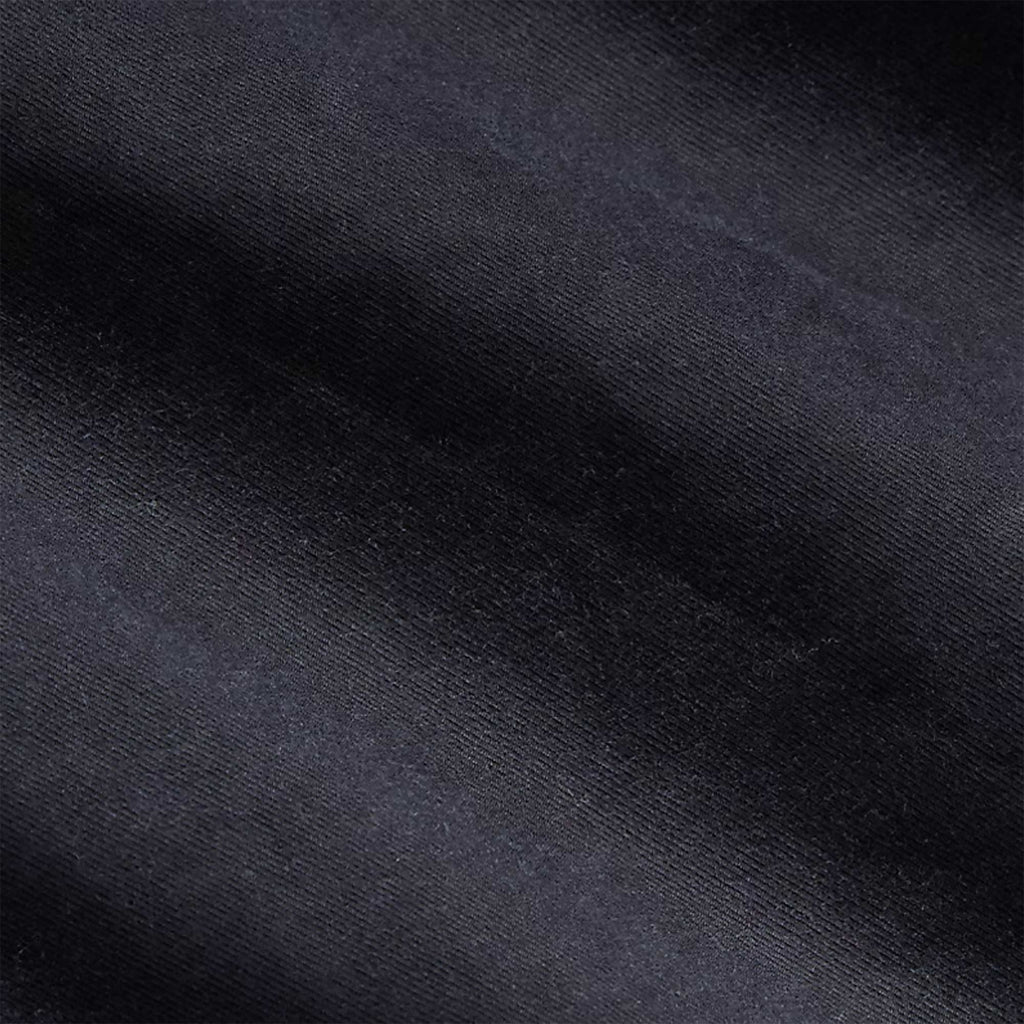 Corduroy-Collar Cotton Deck Jacket - Navy