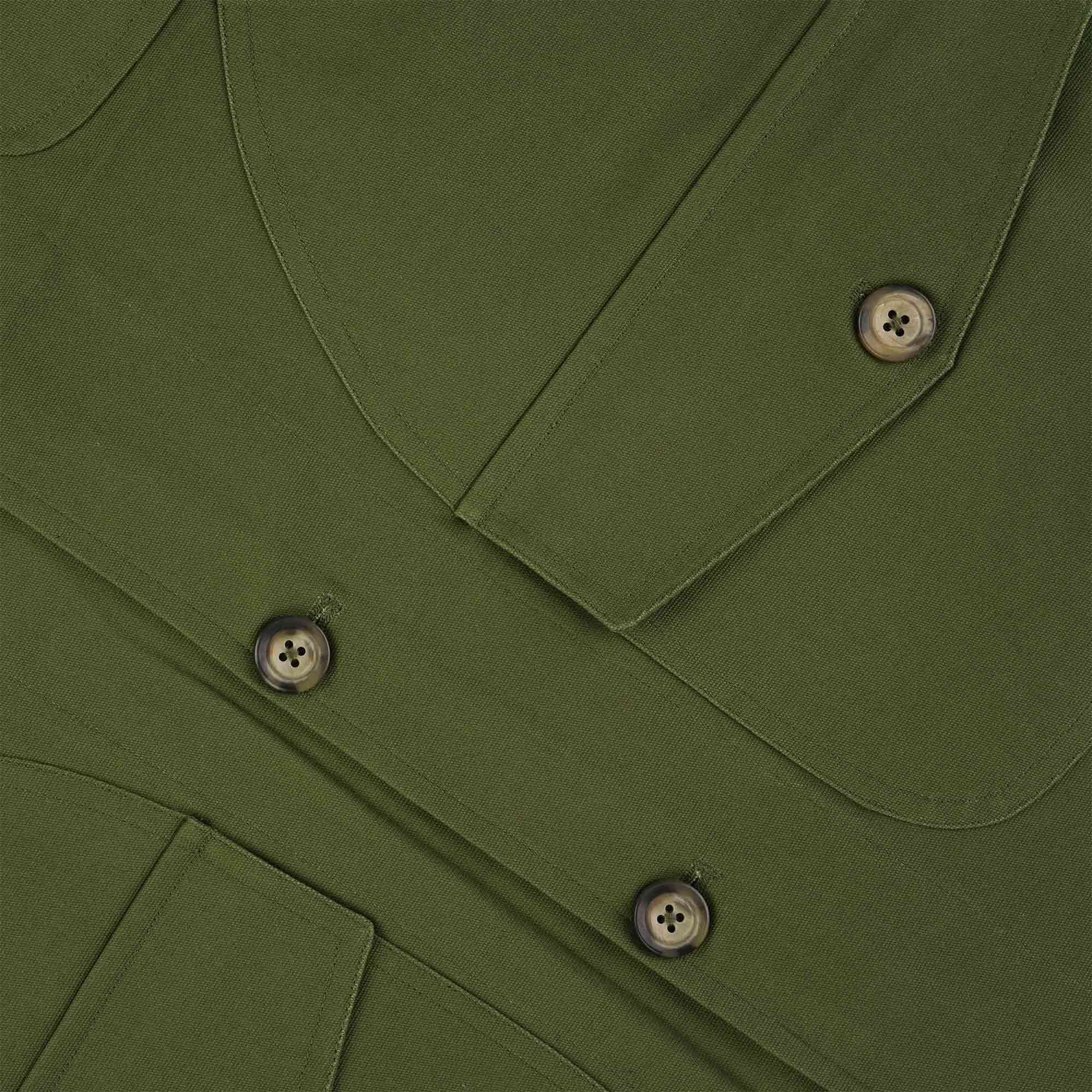 Real Hoxton Utility Vest - Olive