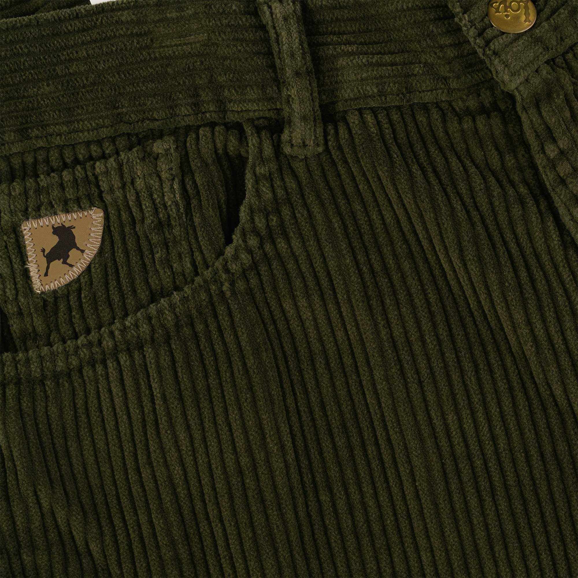 Lois Jeans Pepe Jumbo Corduroy Shorts - Green Olive