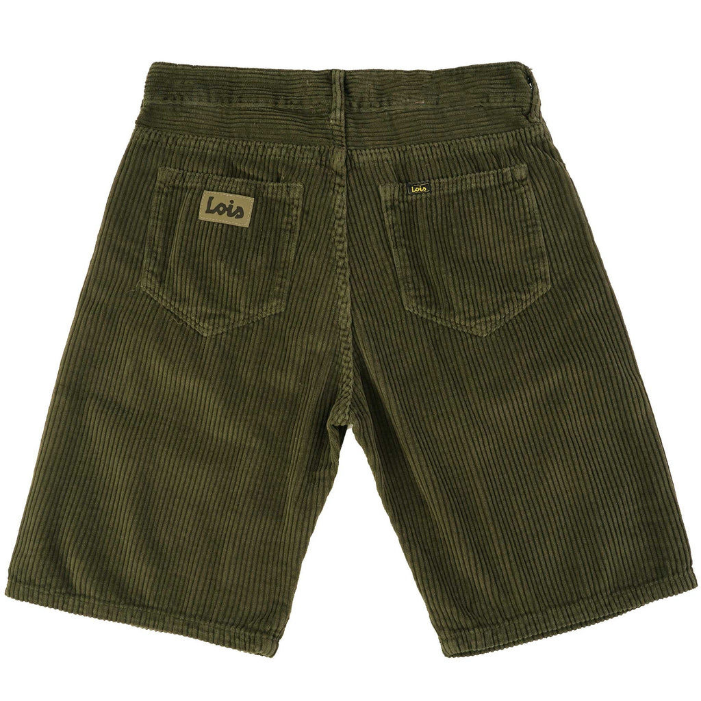 Lois Jeans Pepe Jumbo Corduroy Shorts - Green Olive