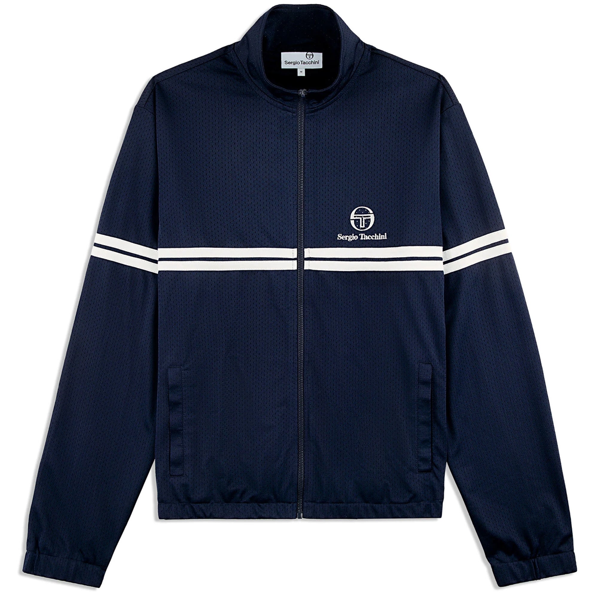 Arturo Mesh Track Jacket - Maritime Blue/Quiet Gray