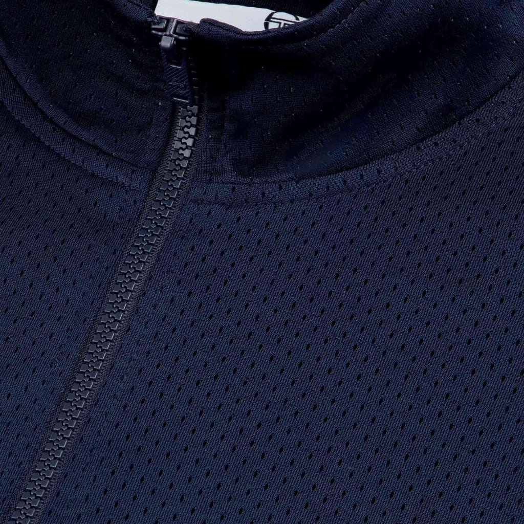 Arturo Mesh Track Jacket - Maritime Blue/Quiet Gray
