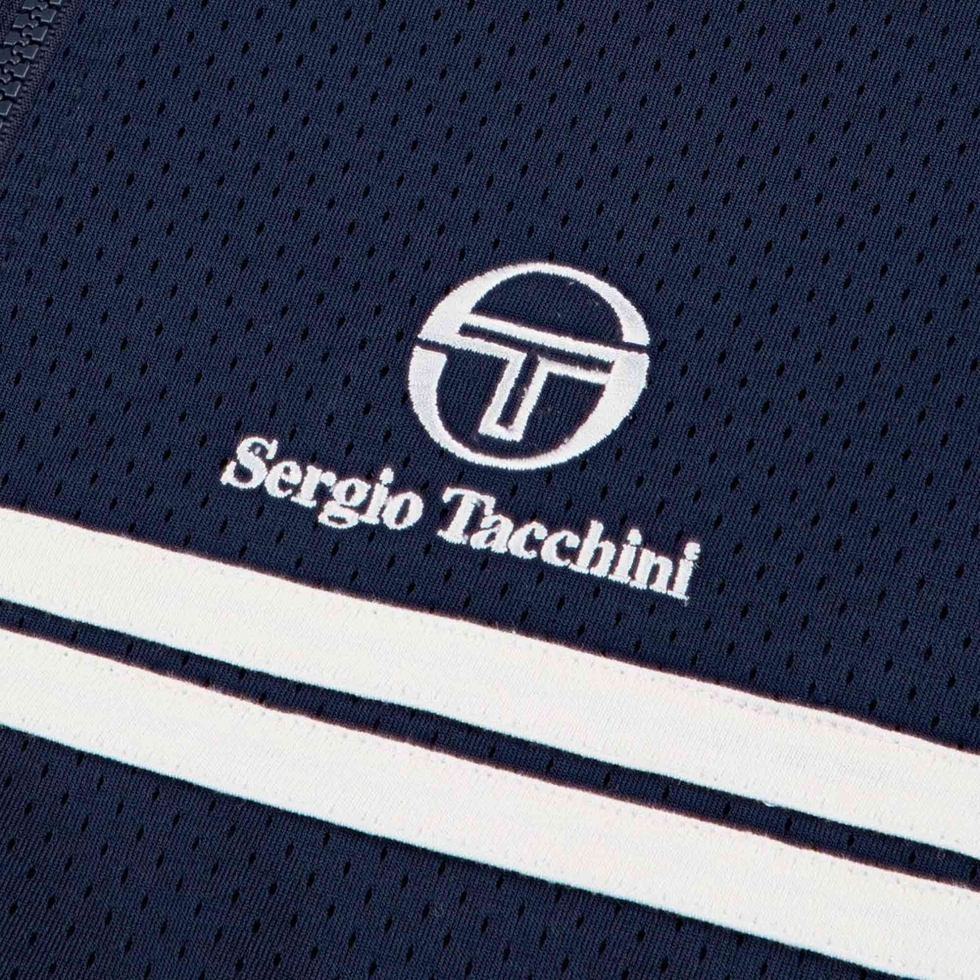 Arturo Mesh Track Jacket - Maritime Blue/Quiet Gray