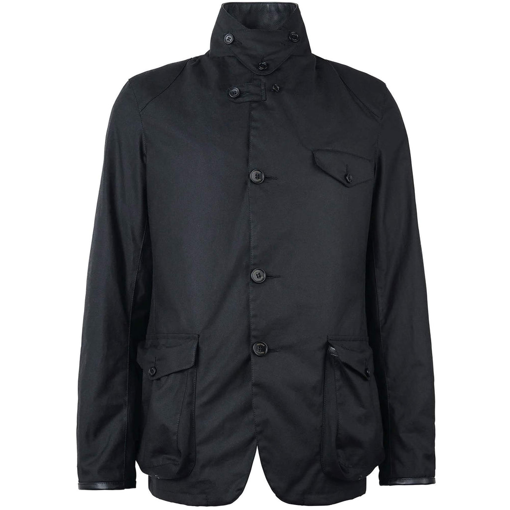 Barbour Beacon Sports Wax Jacket - Black