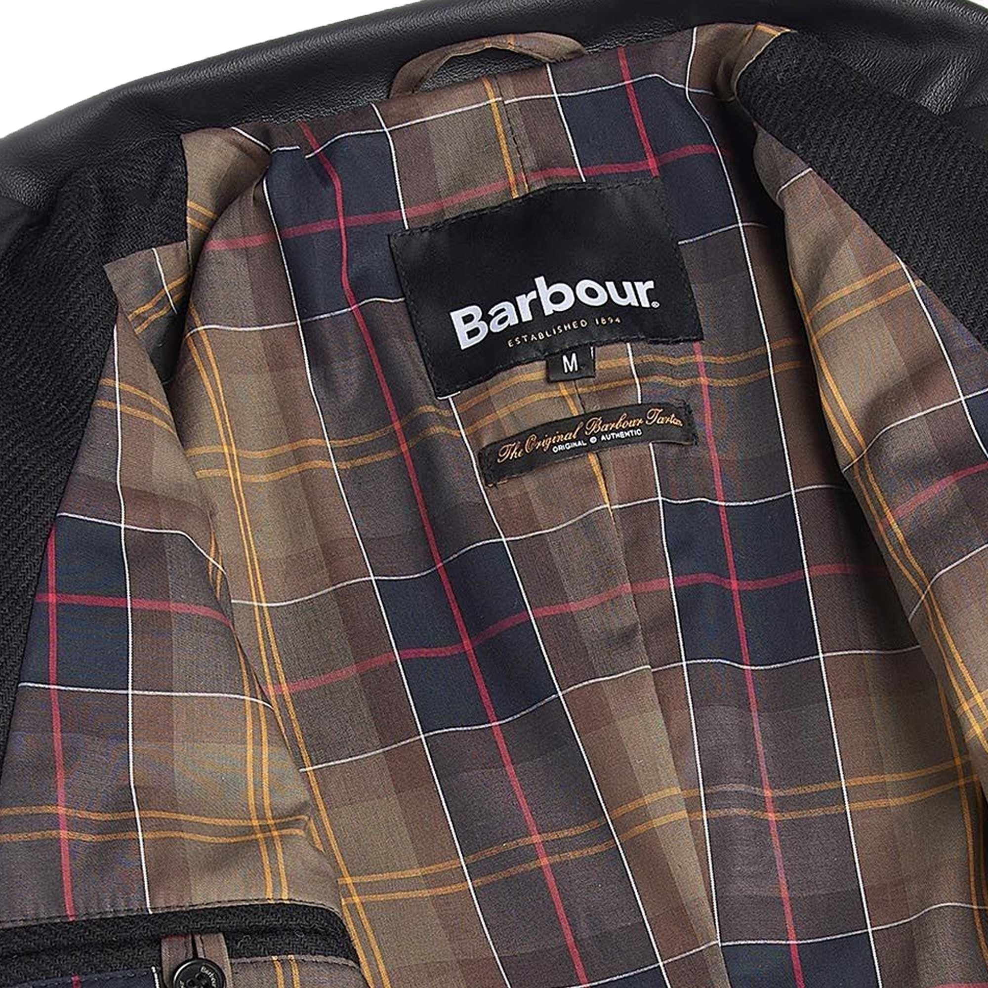 Barbour Beacon Sports Wax Jacket - Black – Stuarts London