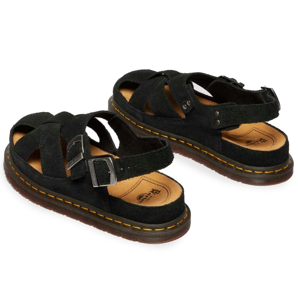 Dr. Martens Archive Fisherman Suede Sandals - Black