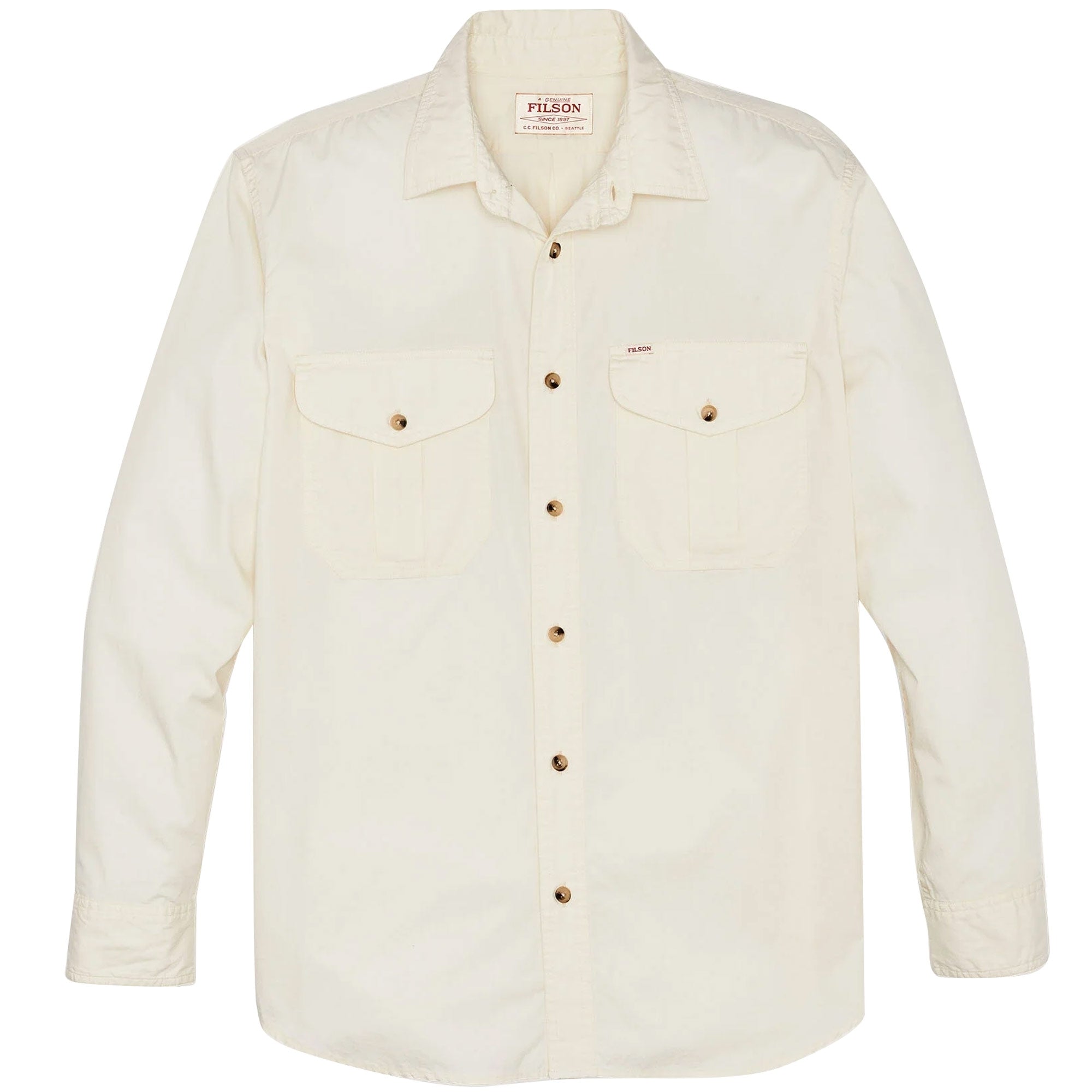 Washed Feather Cloth Shirt - Ivory