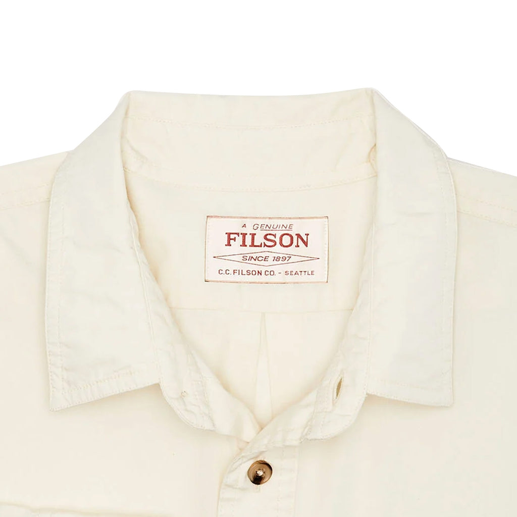 Washed Feather Cloth Shirt - Ivory