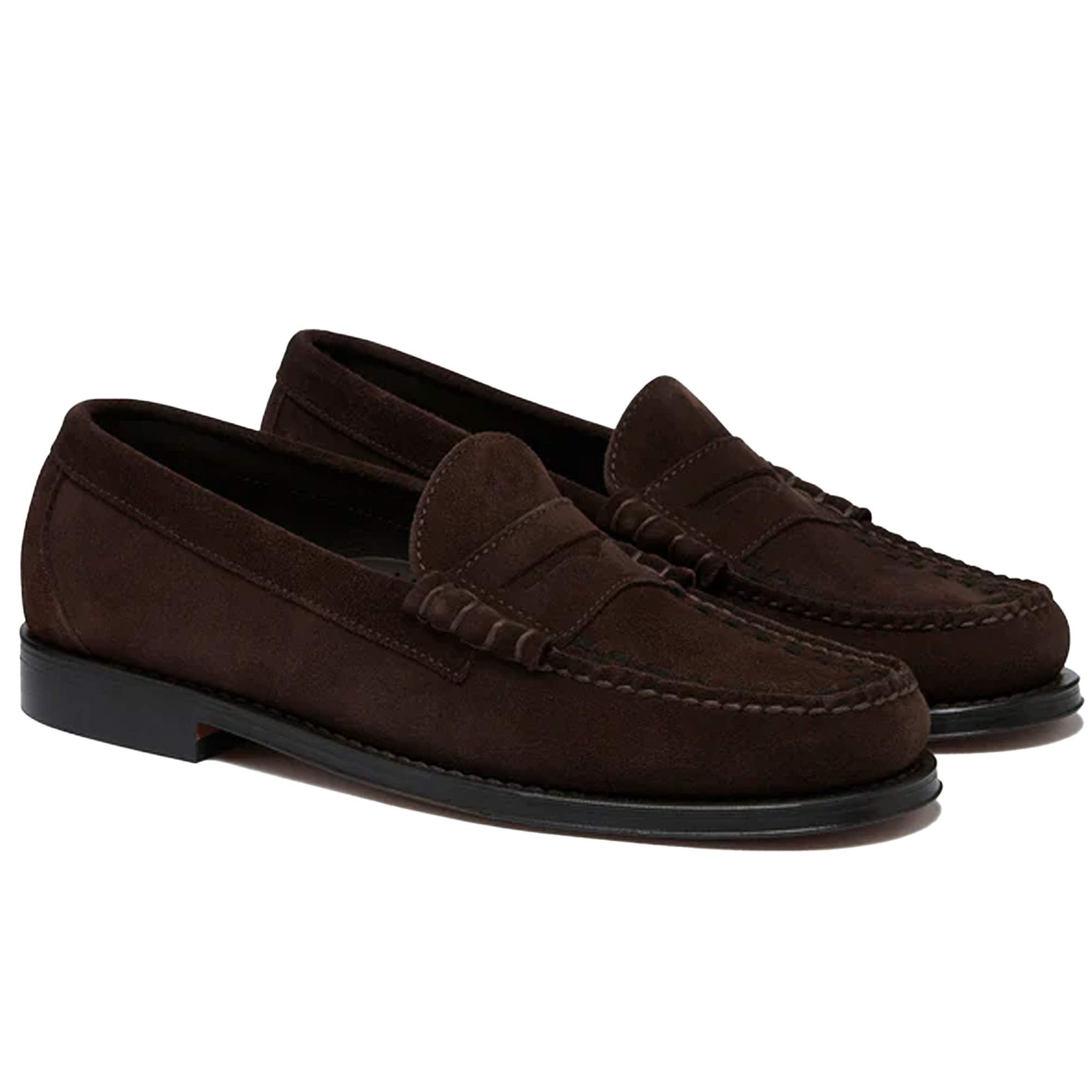 G.H. Bass Weejun Heritage Larson Loafers - Chocolate Suede