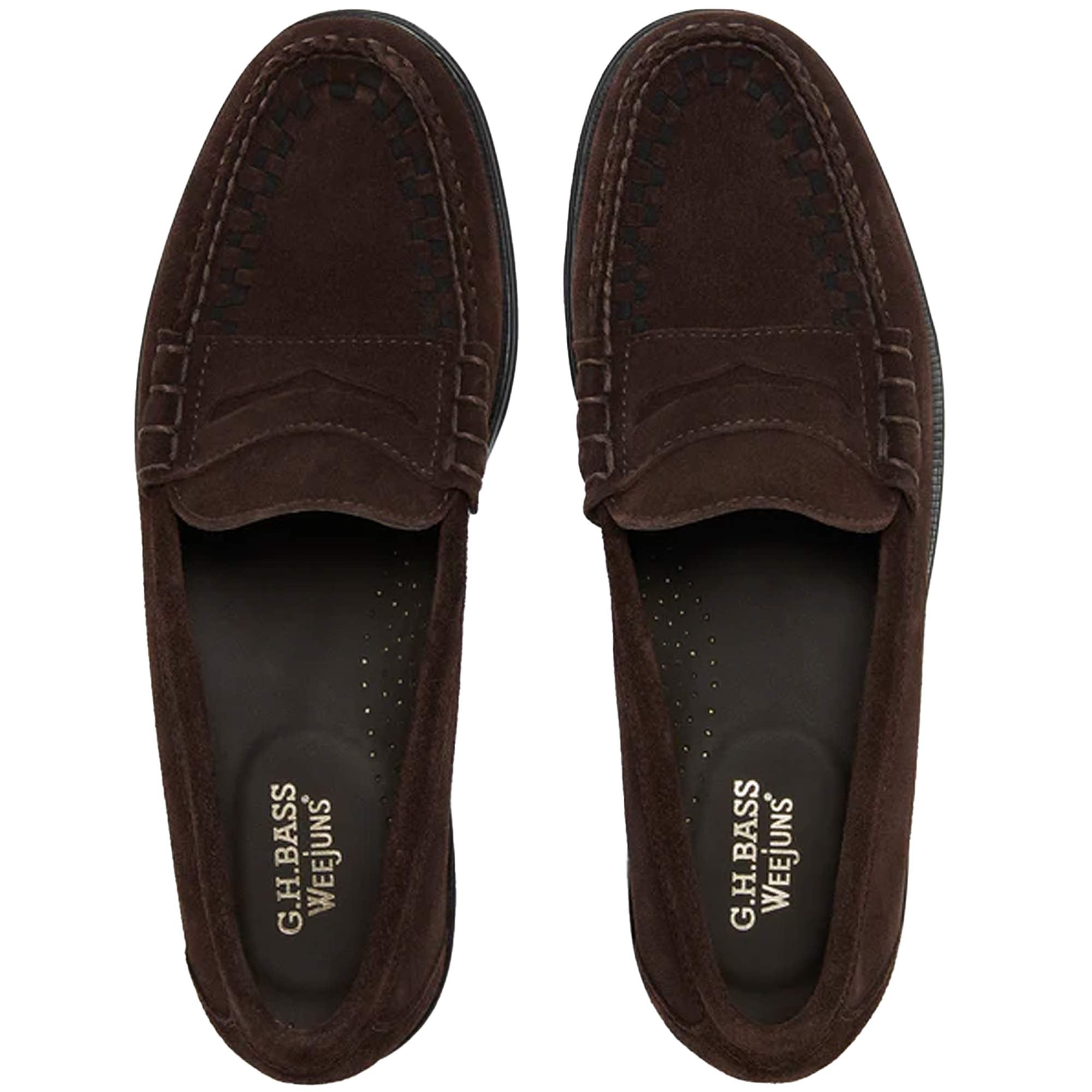 G.H. Bass Weejun Heritage Larson Loafers - Chocolate Suede