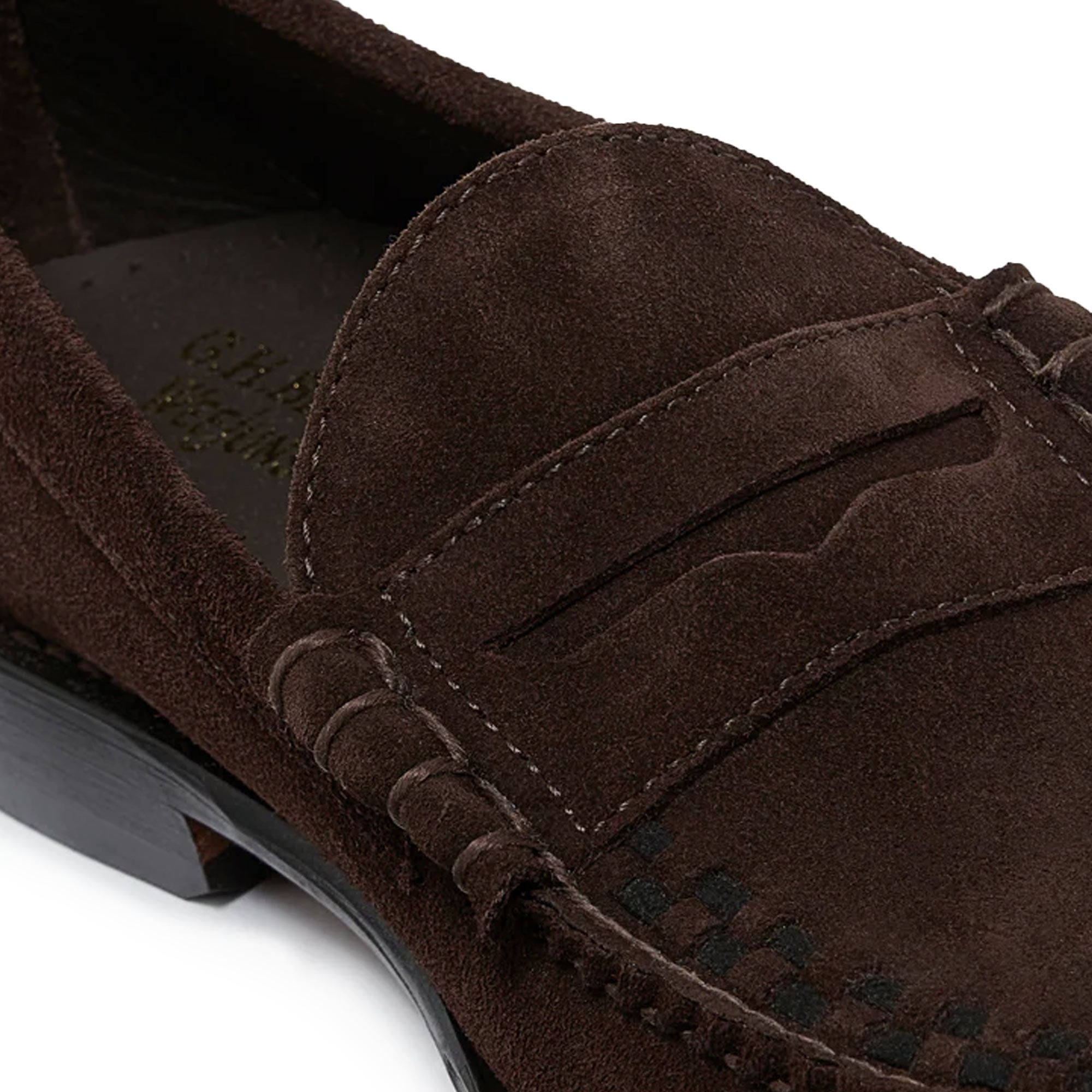 G.H. Bass Weejun Heritage Larson Loafers - Chocolate Suede