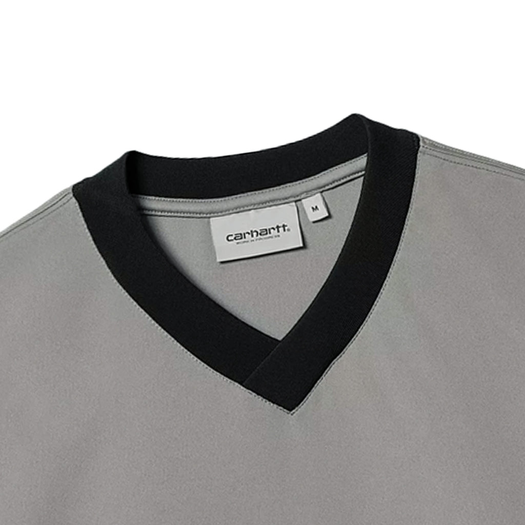 Carhartt WIP Long Sleeve Detroit Mesh T-Shirt - Black/Wax