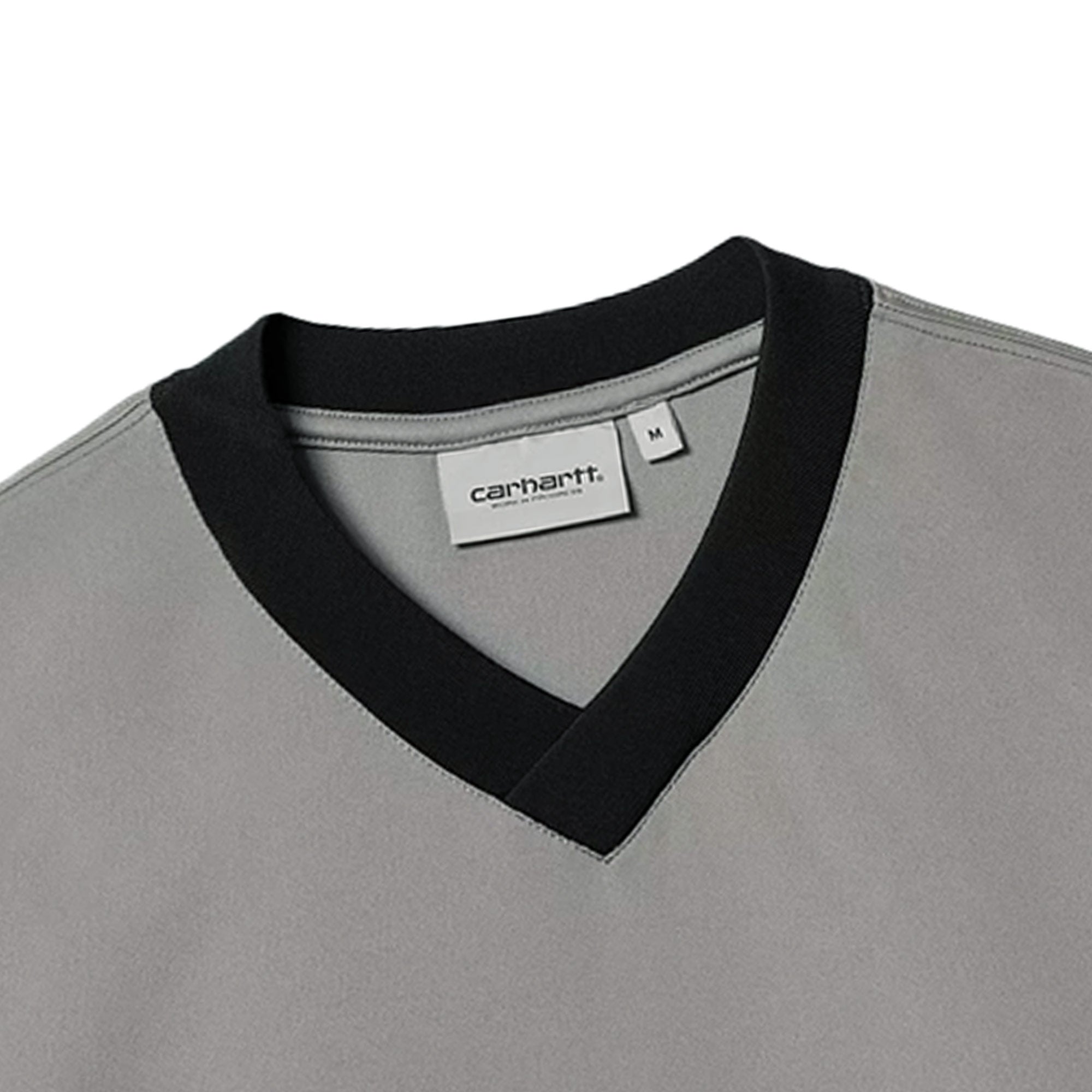 Carhartt WIP Long Sleeve Detroit Mesh T-Shirt - Black/Wax