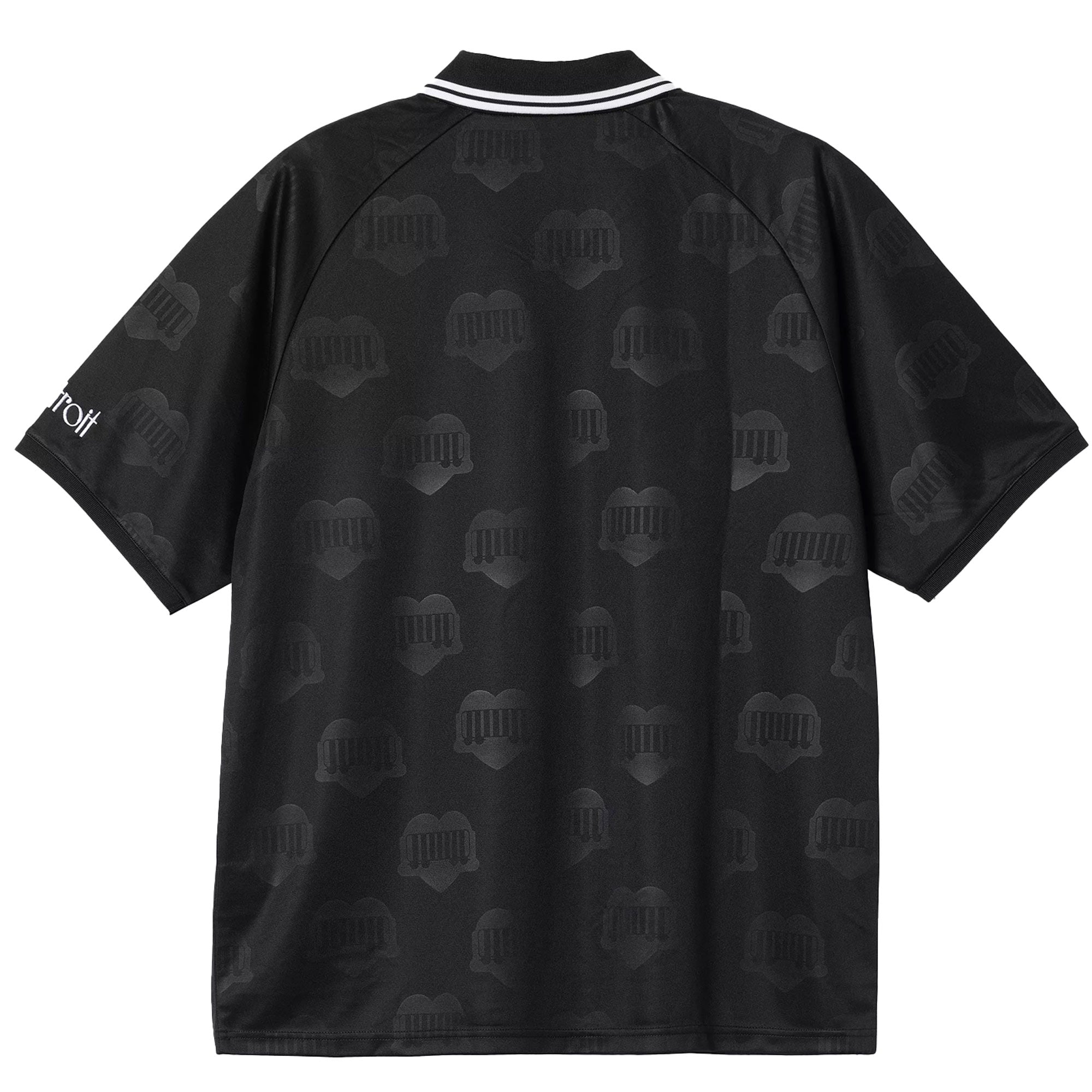 Carhartt wip サッカーシャツとショーツセット 黒 Carhartt WIP Short Sleeve Hartt's Football T-Shirt - Jacquard