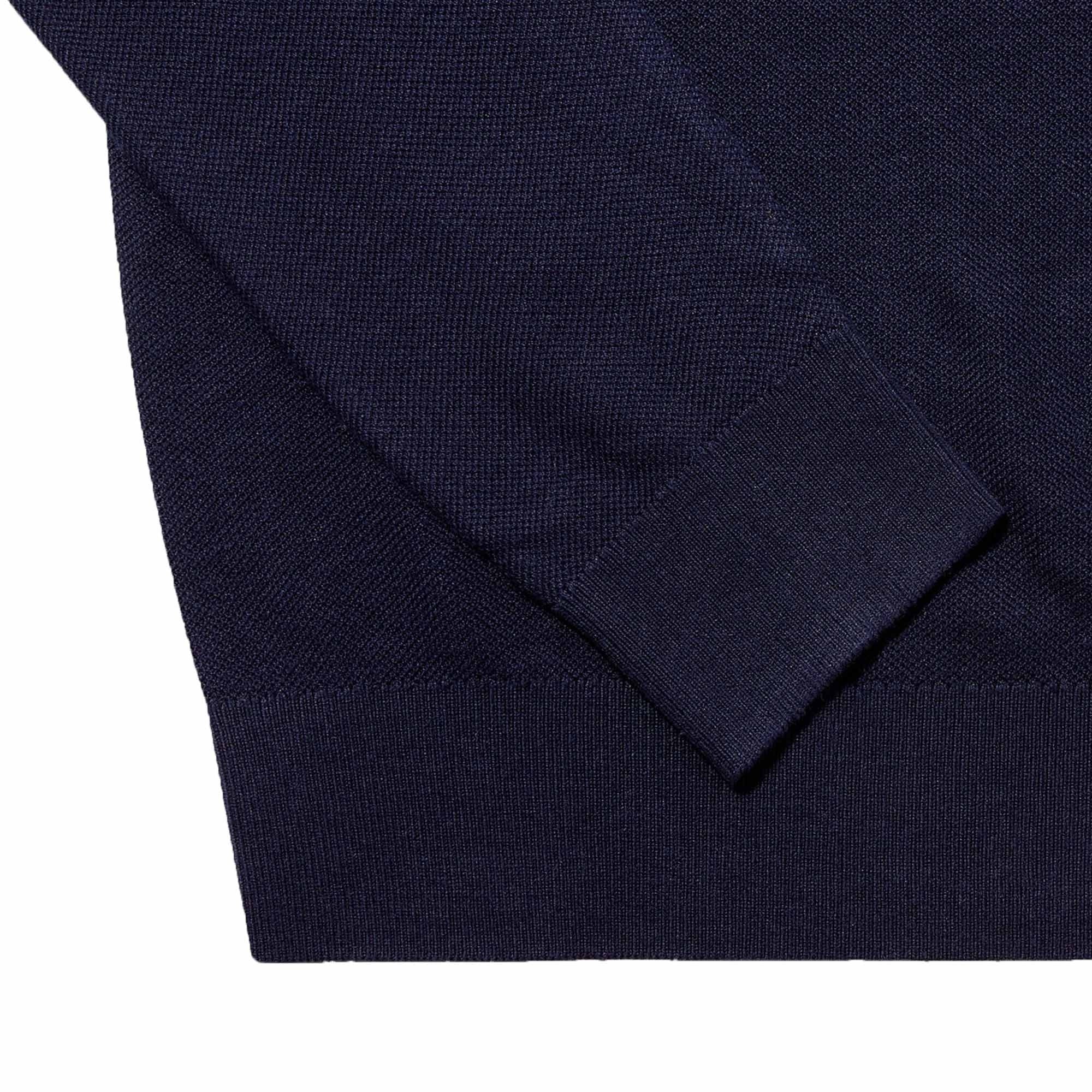 Belstaff Drift Knitted Polo Shirt - Dark Ink