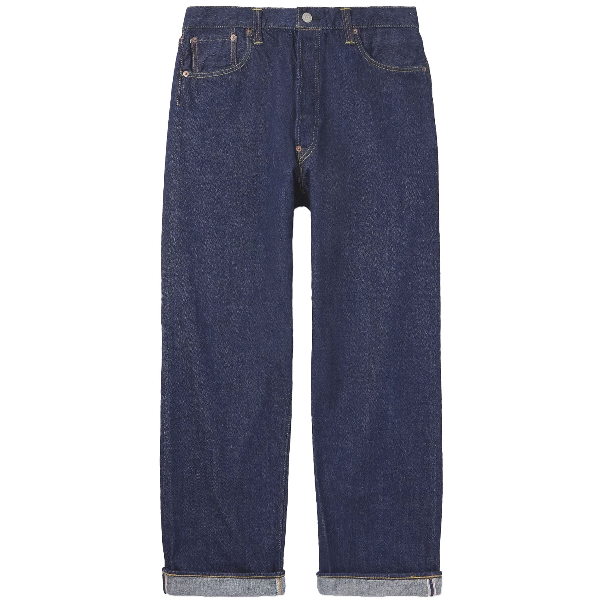 Grand Dad's Straight-Leg Selvedge Jeans - One Wash