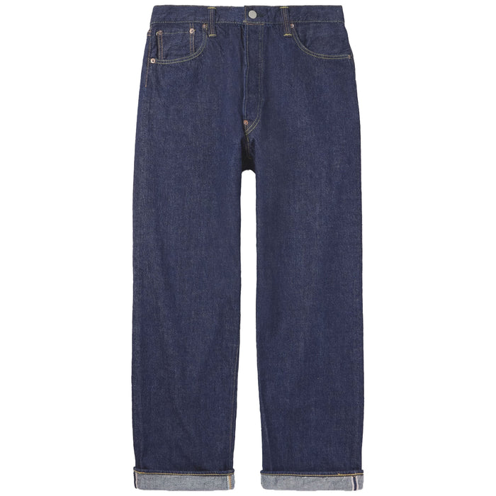OrSlow Grand Dad's Straight-Leg Selvedge Jeans - One Wash