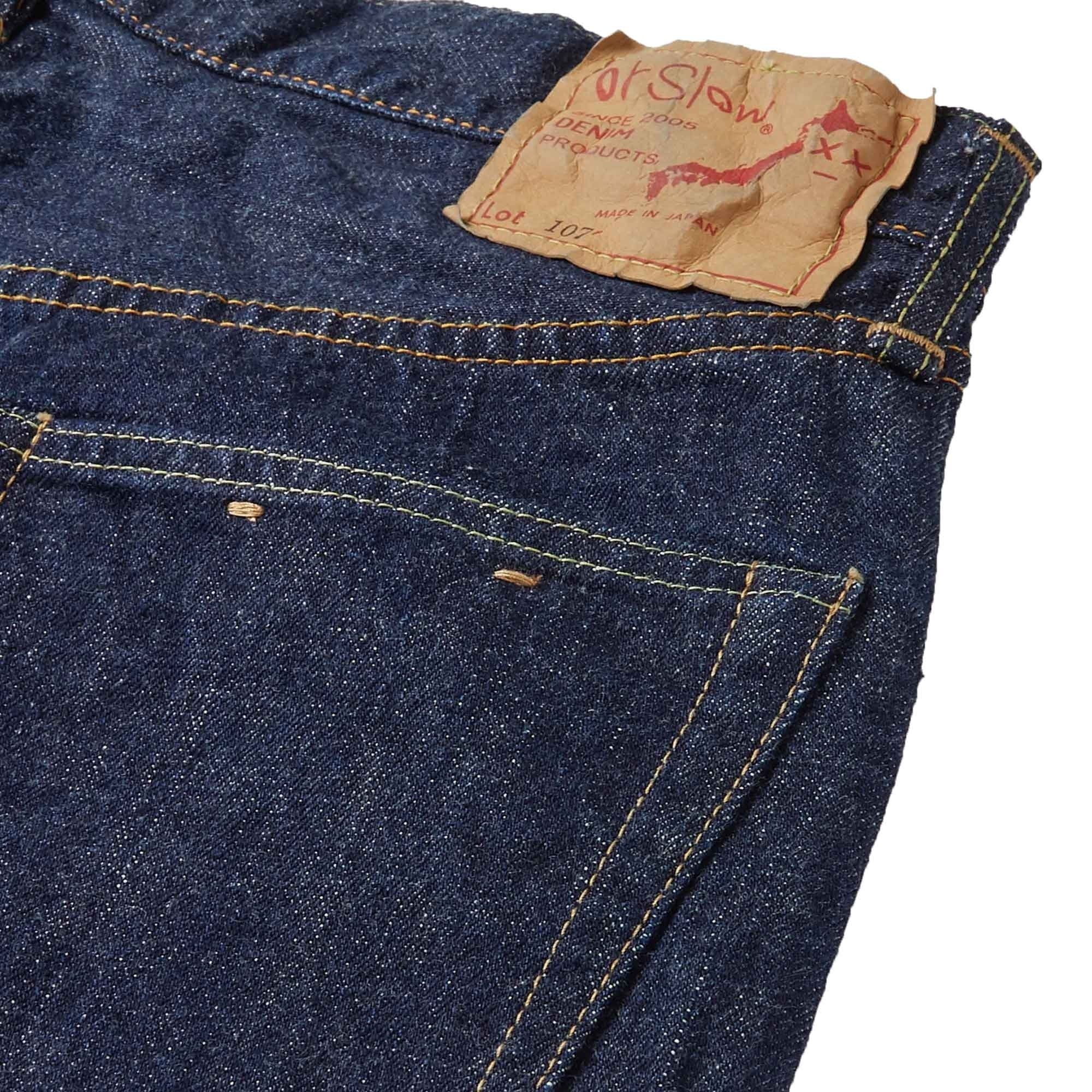 107 Slim-Fit Selvedge Denim Jeans - One Wash