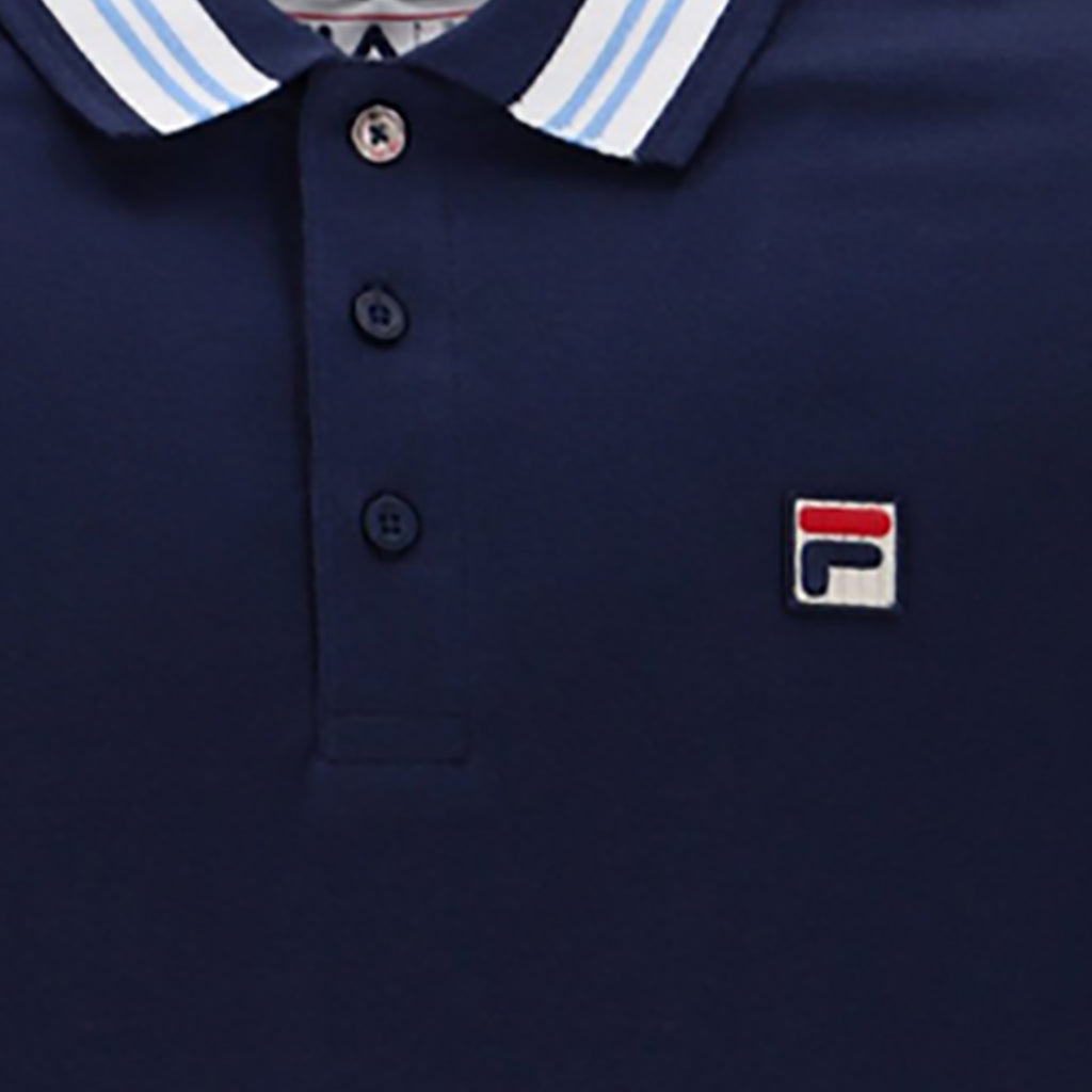 Fila Vintage Faraz Polo Shirt - Fila Navy