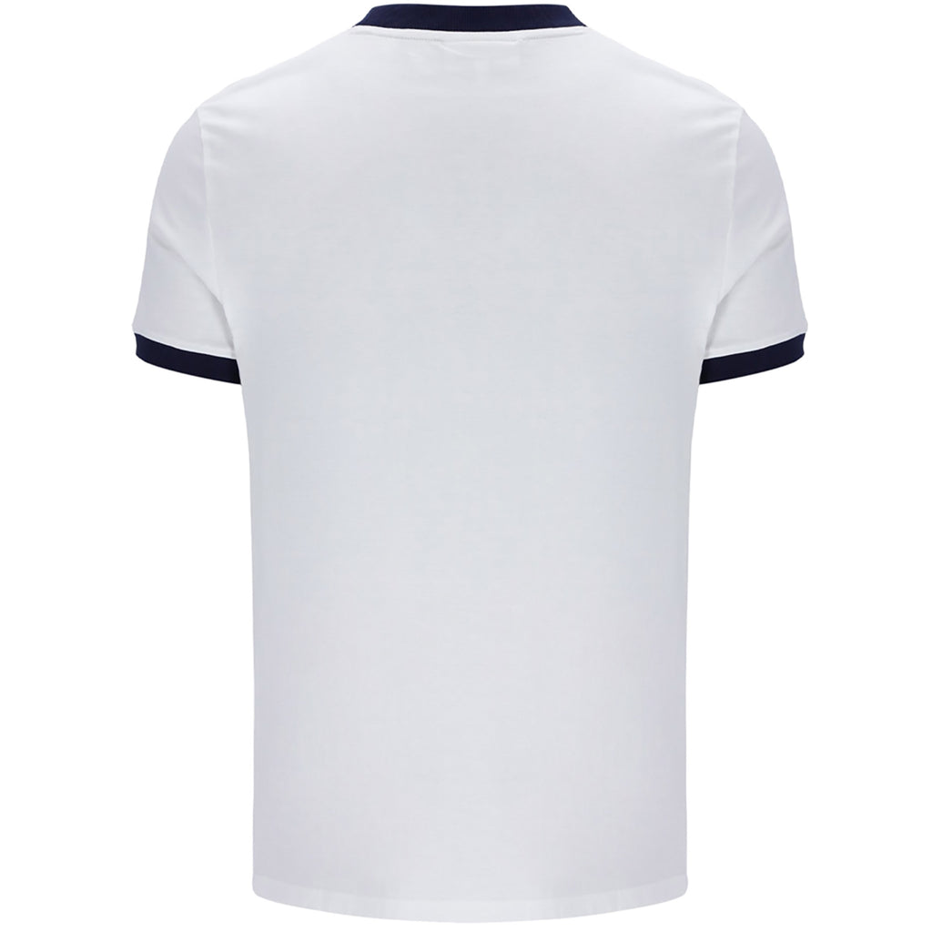 Sergio Tacchini Super MK2 T-Shirt - White/Rush