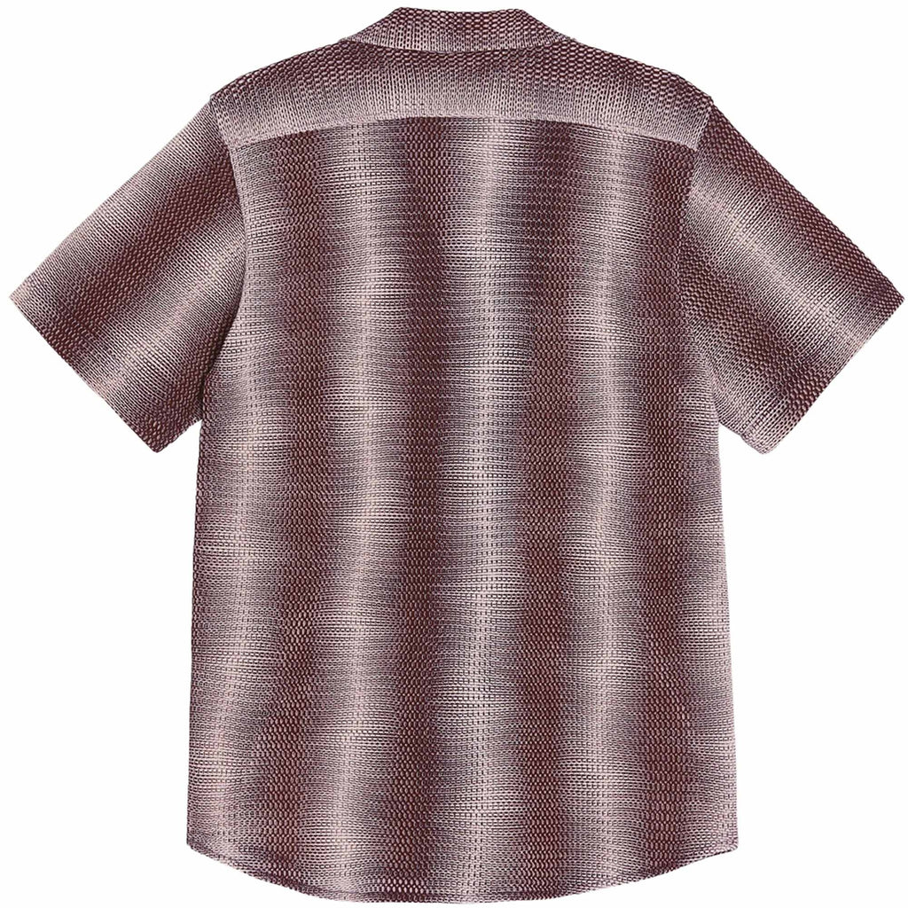 OAS Company Cuba Net Shirt - Merlot Echo