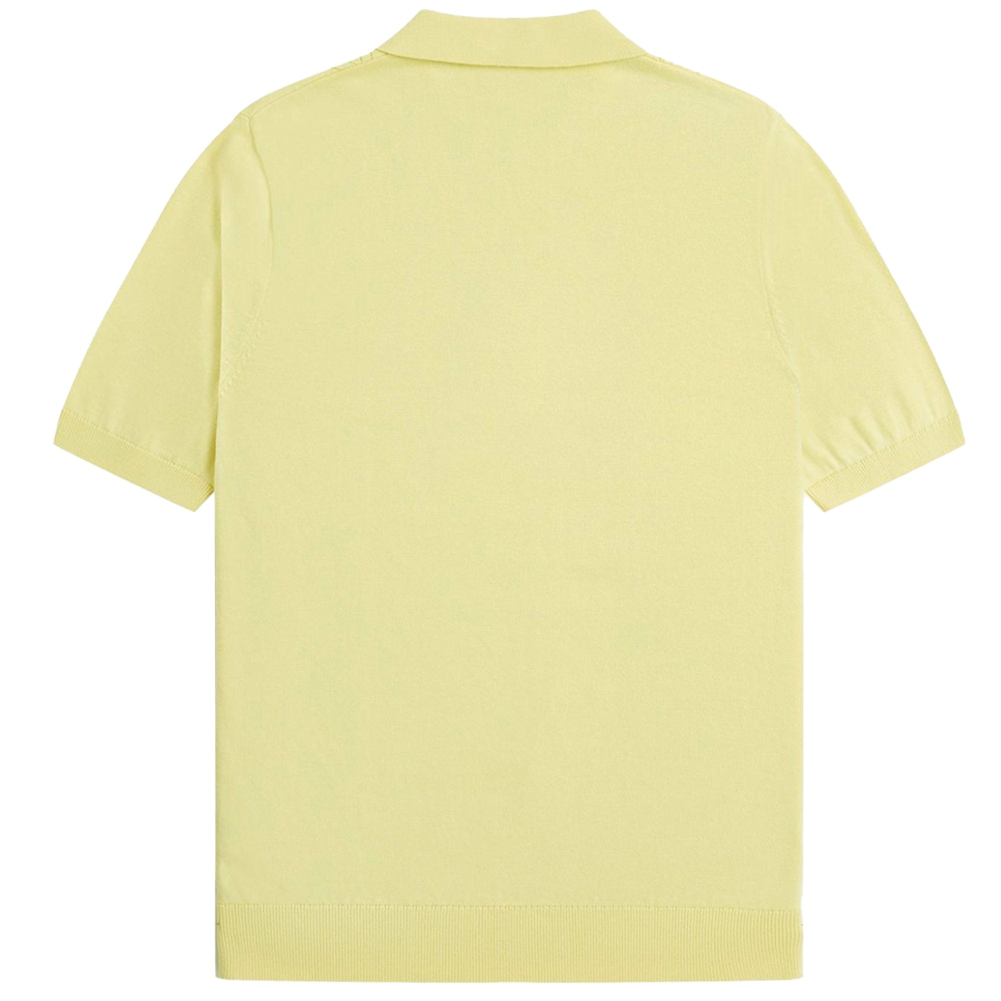 Fred Perry Pointelle Knitted Shirt - Champs Gold