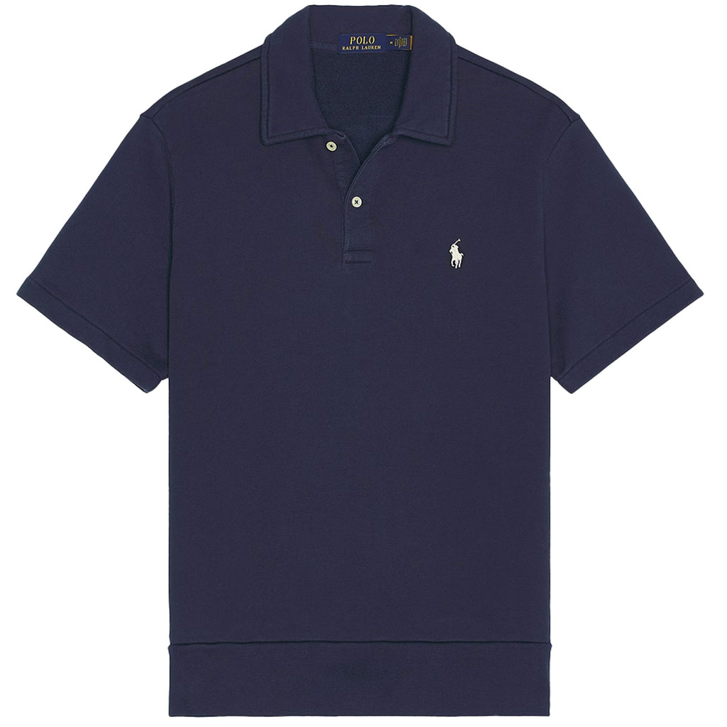 Polo Ralph Lauren Short Sleeve Loopback Terry Polo Sweatshirt - Navy
