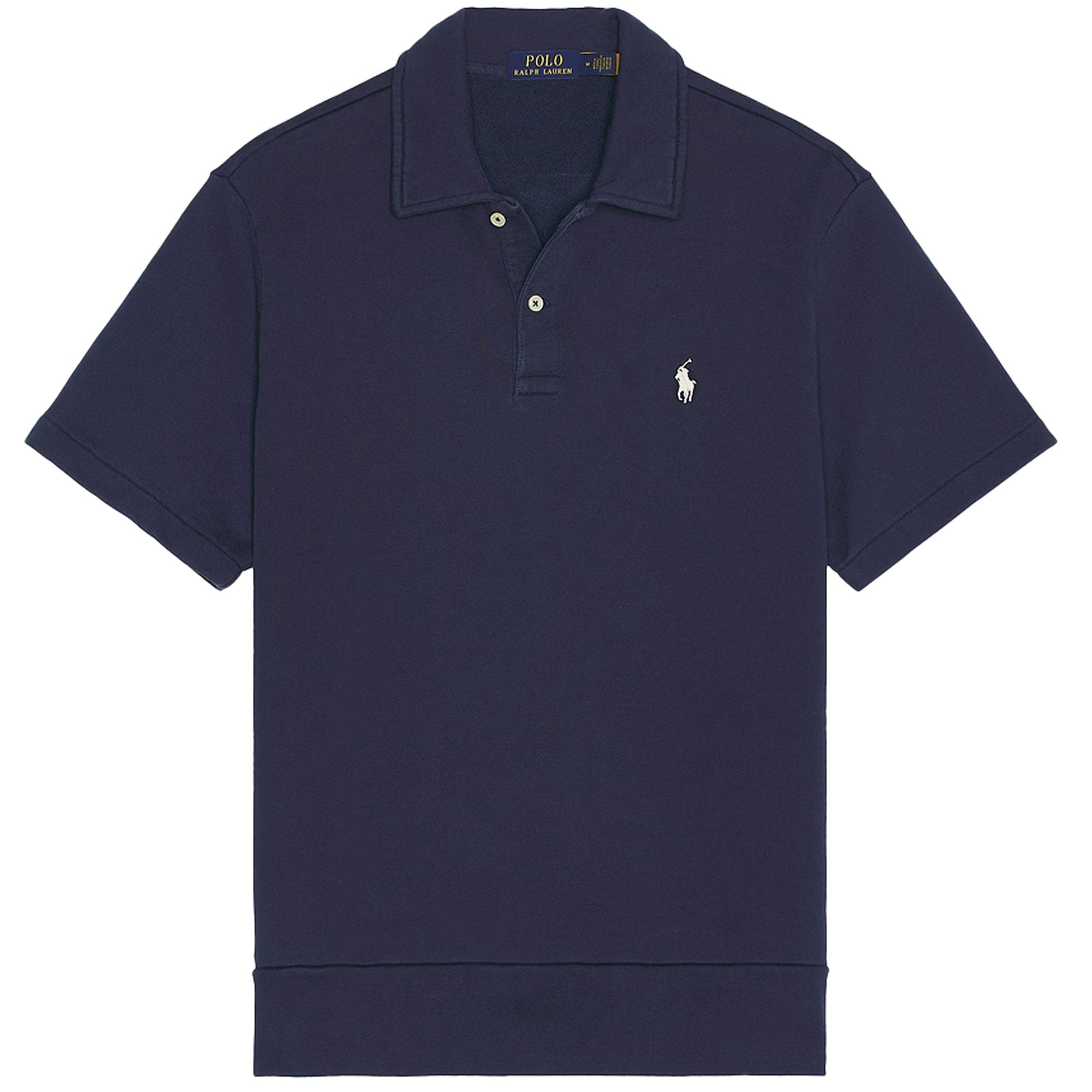 Polo Ralph Lauren Short Sleeve Loopback Terry Polo Sweatshirt - Navy
