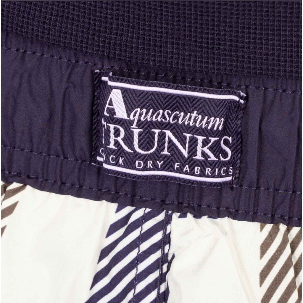 Aquascutum Beach Macro Volley Shorts - Macro Check