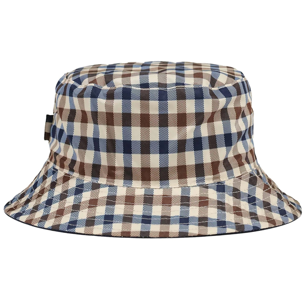 Aquascutum Active Reversible Bucket Hat - Club Check