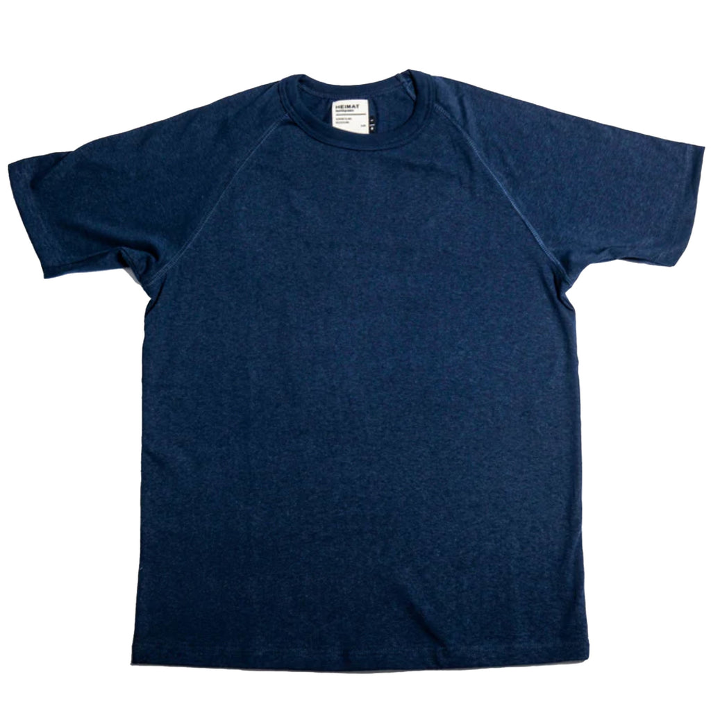 Heimat Cotton Hemp Short Sleeve T-Shirt - Ink